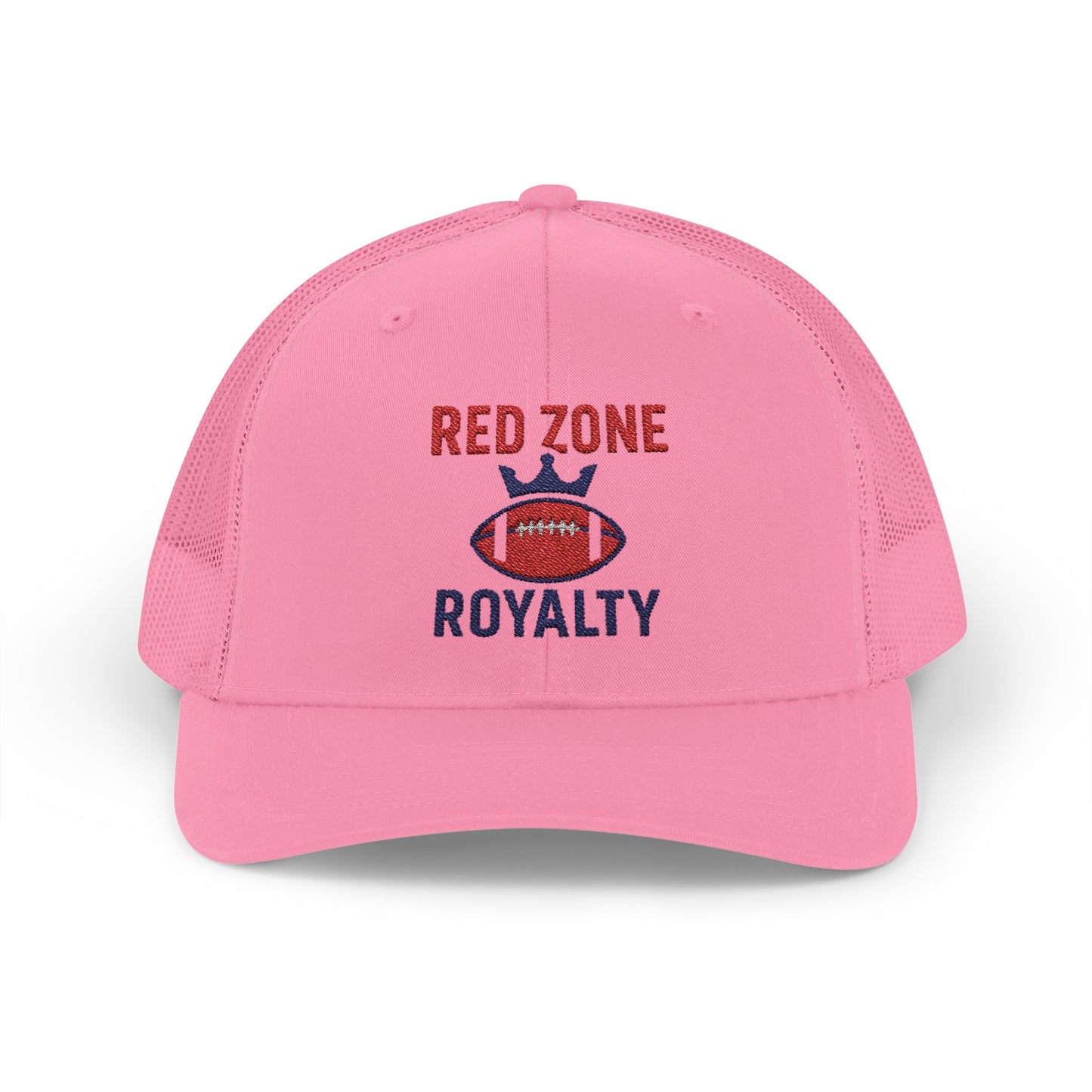 Red Zone Royalty Snapback Trucker Cap, Sports Hat, Football Fan Gear, Gift for Sports Lovers, Custom Embroidered Cap