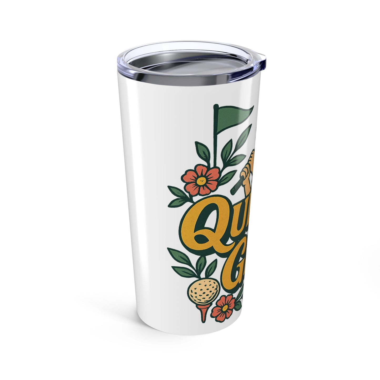 Queen of the Greens - 20oz White Tumbler
