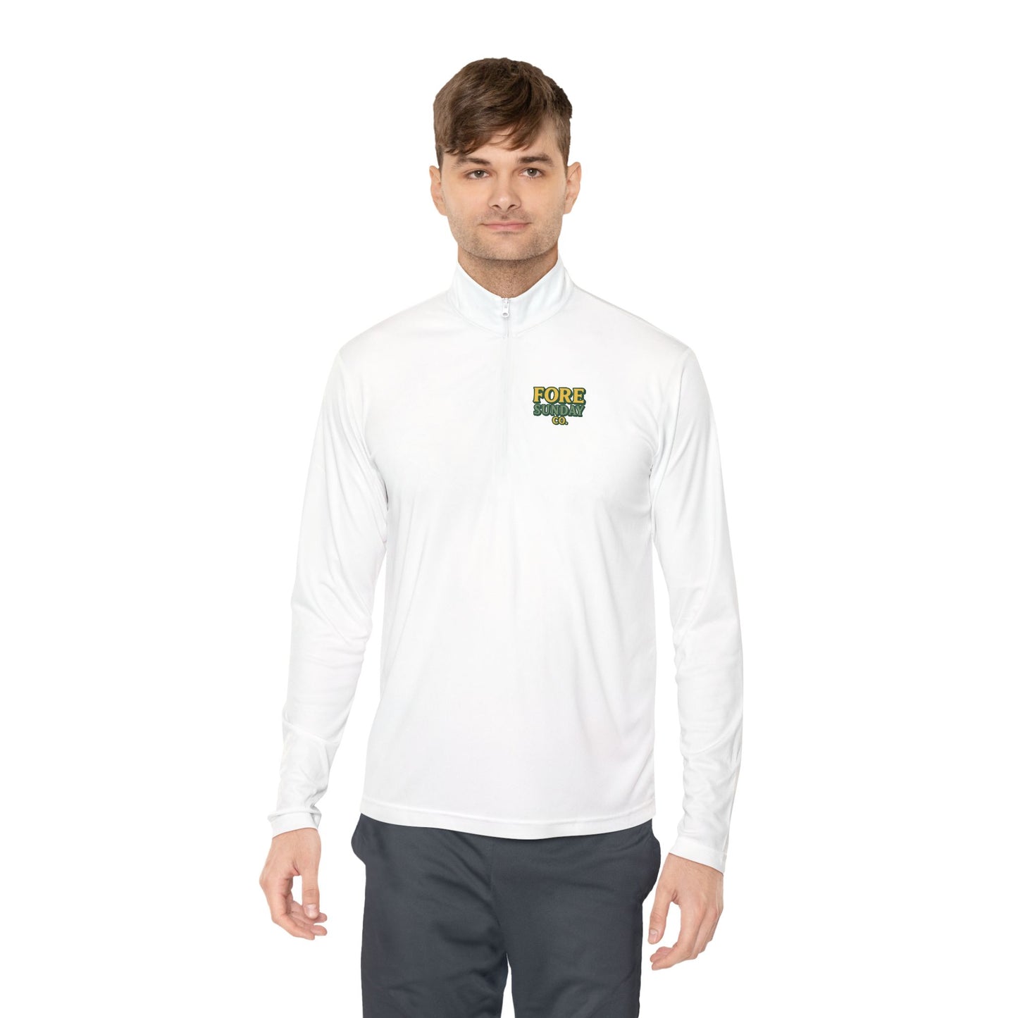 Queen of the Greens - Unisex Quarter-Zip Pullover - Stylish Golf Apparel, Sports Sweater, Gift for Golf Lovers