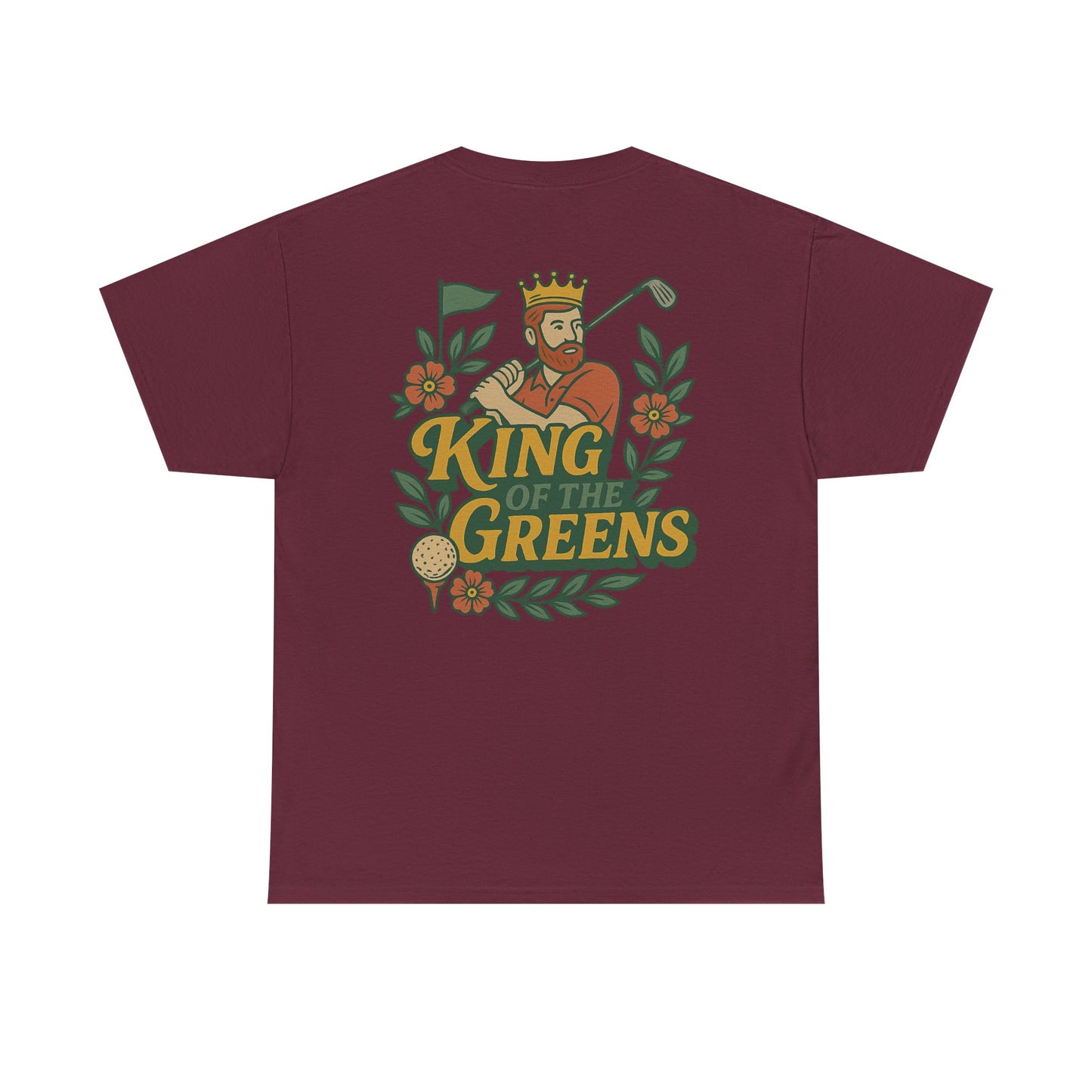 King of the Greens - Unisex Heavy Cotton Tee, Golf T-Shirt, Gift for Golfers, Golf Swagger