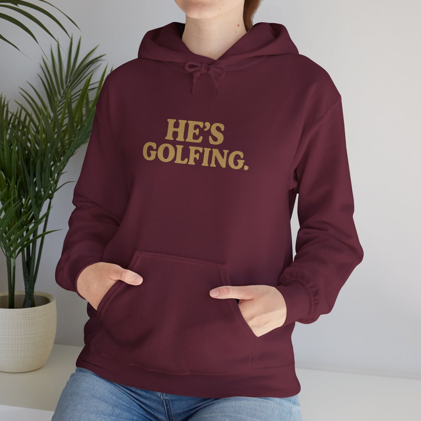 He's Golfing - Hoodie