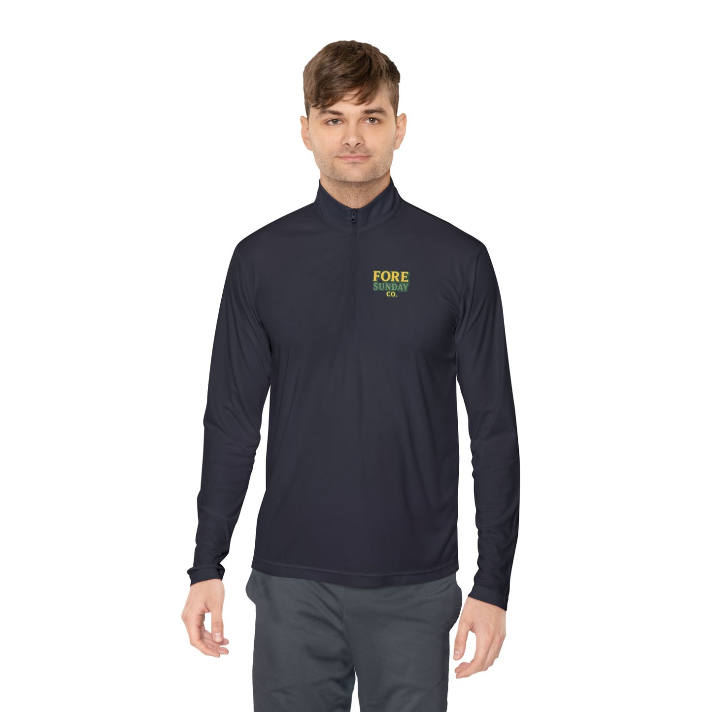 Queen of the Greens - Unisex Quarter-Zip Pullover - Stylish Golf Apparel, Sports Sweater, Gift for Golf Lovers