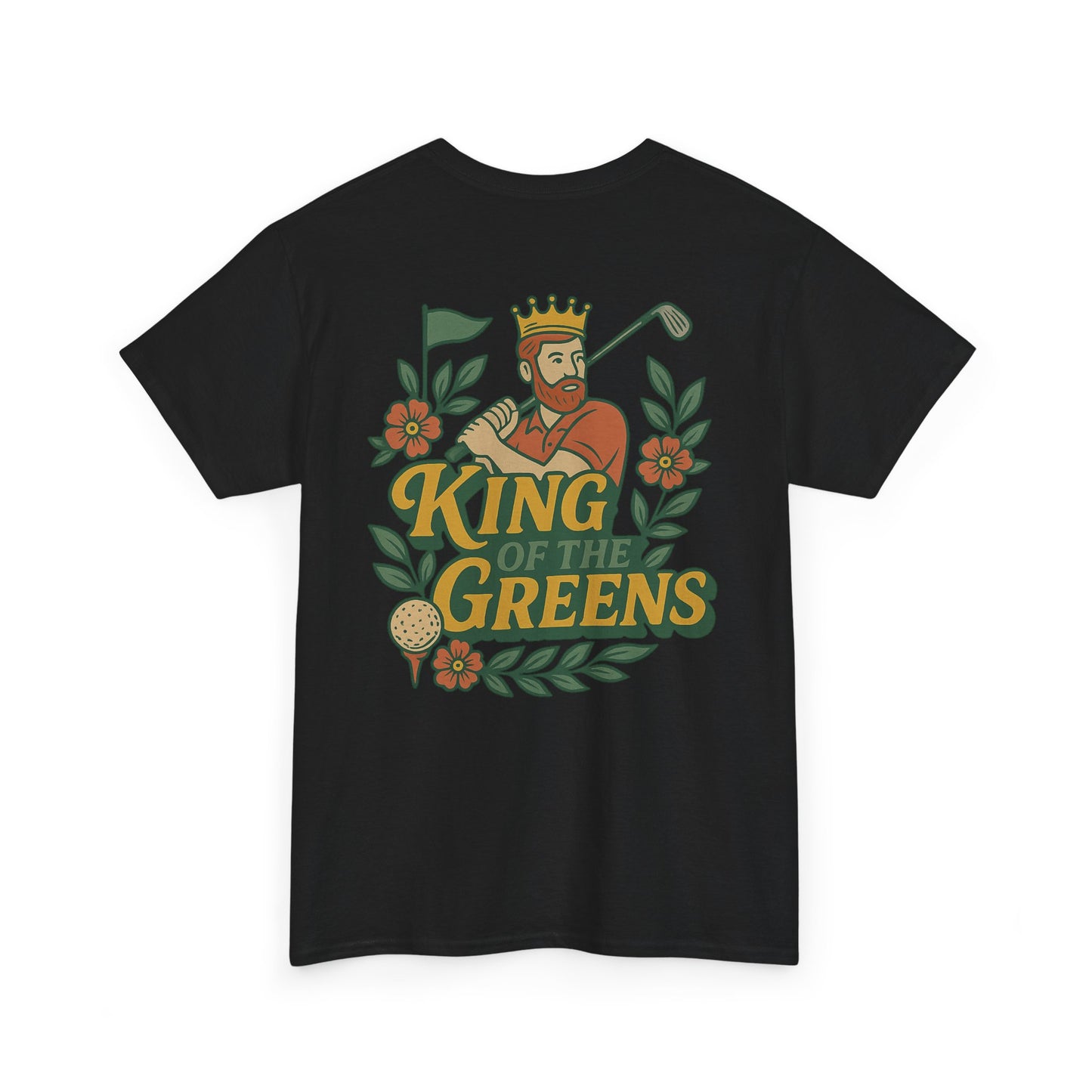 King of the Greens - Unisex Heavy Cotton Tee, Golf T-Shirt, Gift for Golfers, Golf Swagger