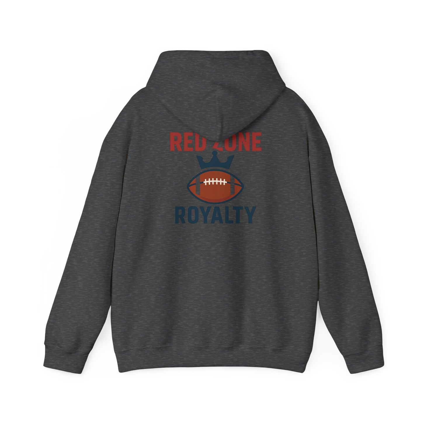 Red Zone Royalty - Football Themed Unisex Hoodie, Perfect for Game Days, Sports Lovers