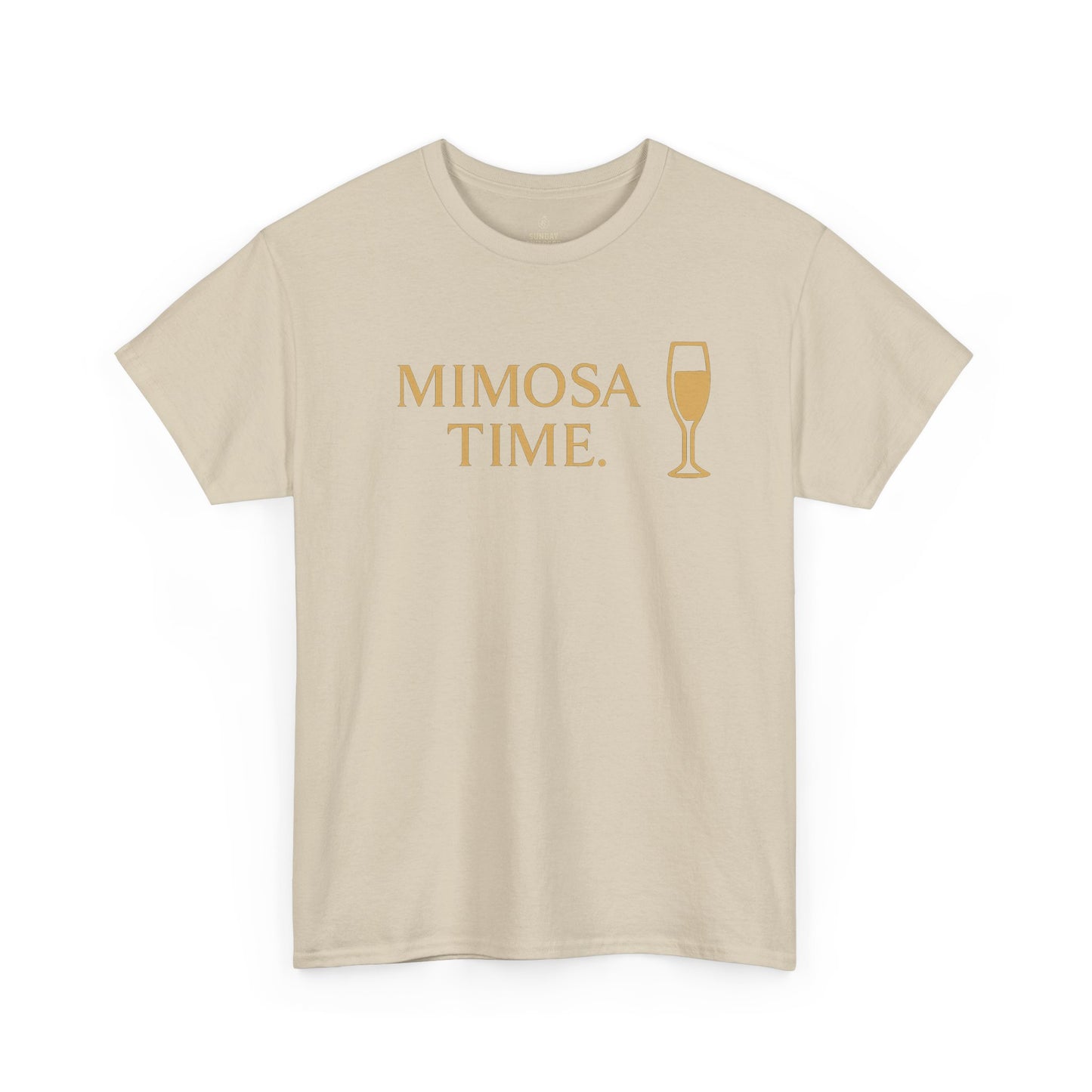 Mimosa Time - Unisex Heavy Cotton Tee | Shirt for Brunch, Gift for Her