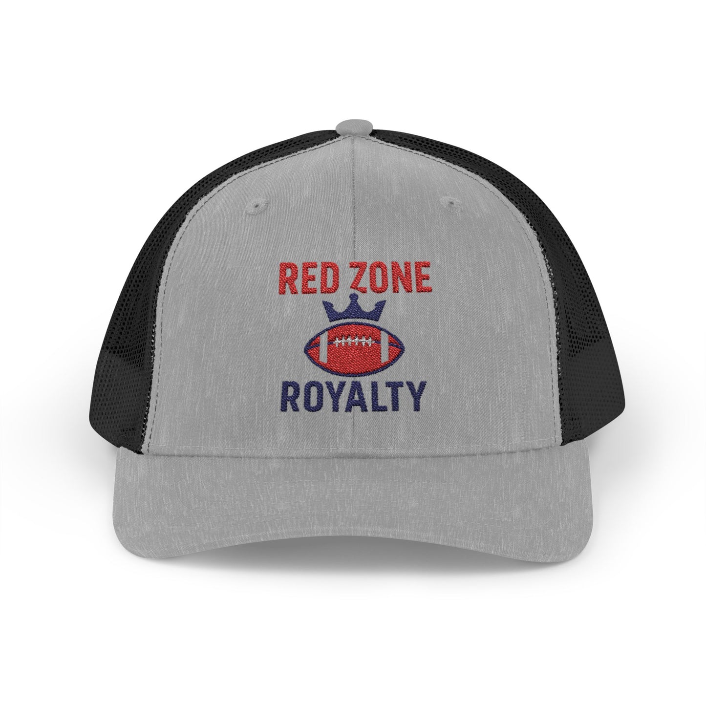 Red Zone Royalty Snapback Trucker Cap, Sports Hat, Football Fan Gear, Gift for Sports Lovers, Custom Embroidered Cap