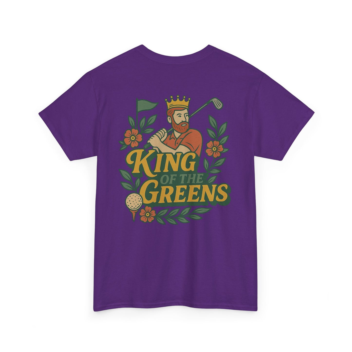King of the Greens - Unisex Heavy Cotton Tee, Golf T-Shirt, Gift for Golfers, Golf Swagger
