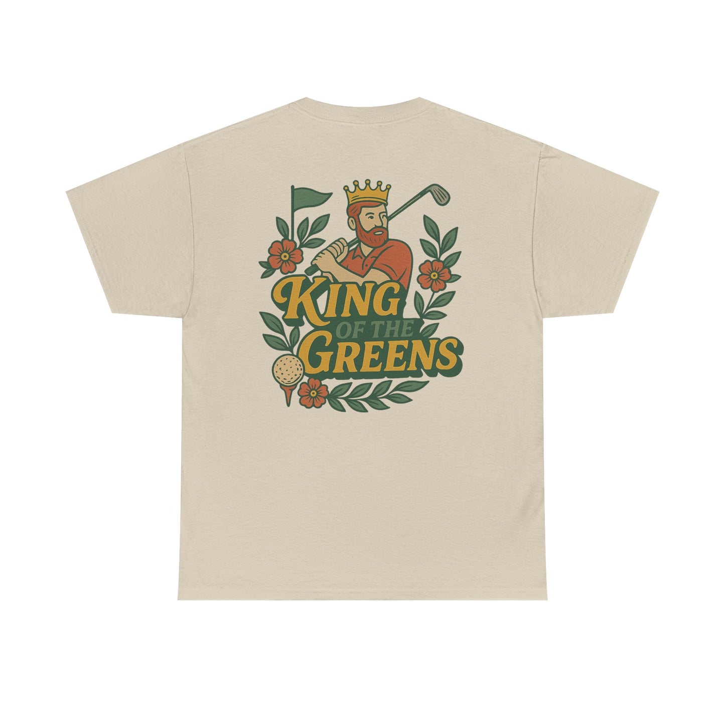 King of the Greens - Unisex Heavy Cotton Tee, Golf T-Shirt, Gift for Golfers, Golf Swagger