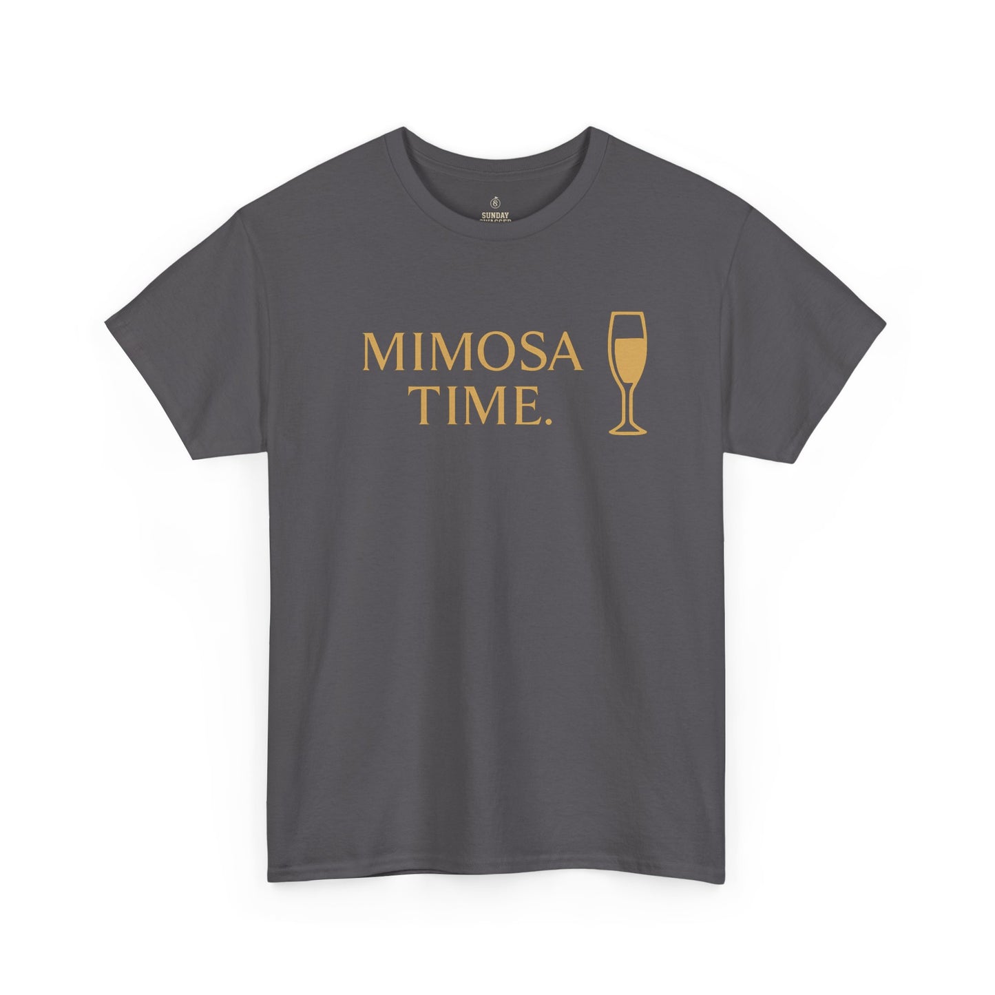 Mimosa Time - Unisex Heavy Cotton Tee | Shirt for Brunch, Gift for Her