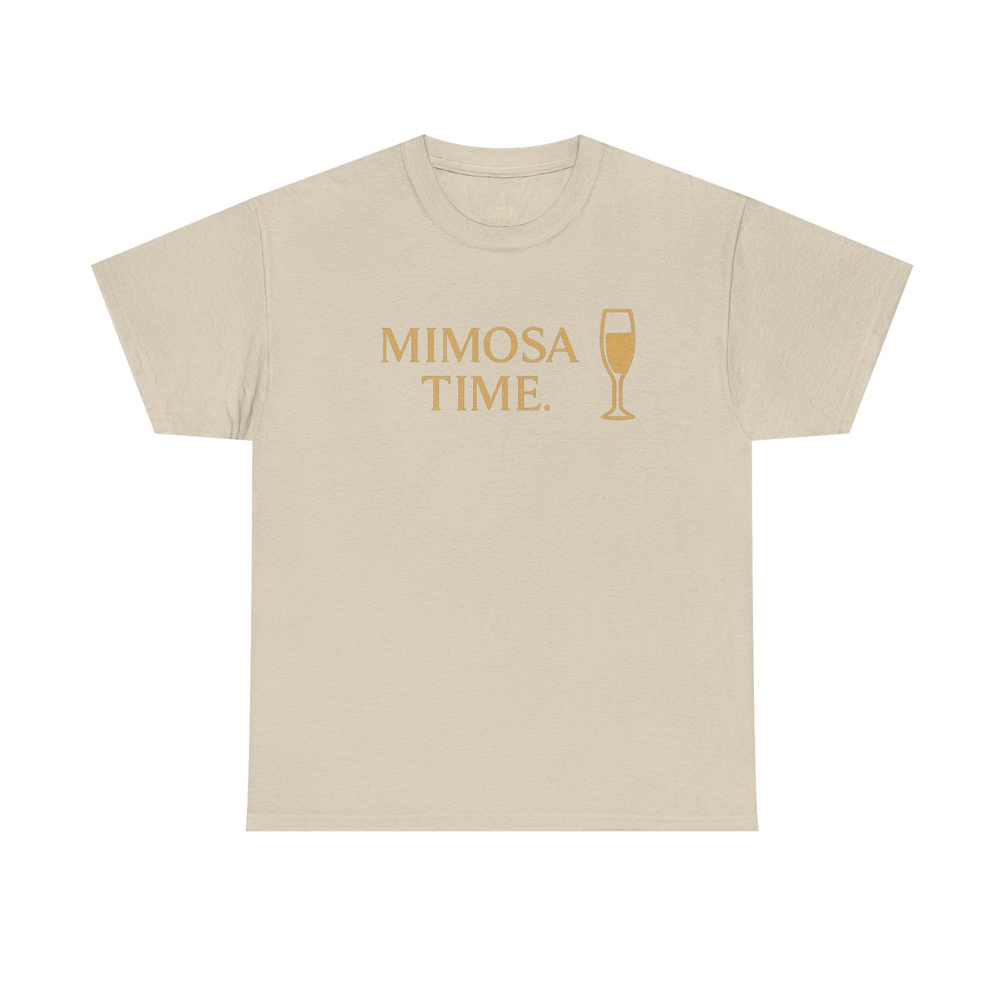 Mimosa Time - Unisex Heavy Cotton Tee | Shirt for Brunch, Gift for Her
