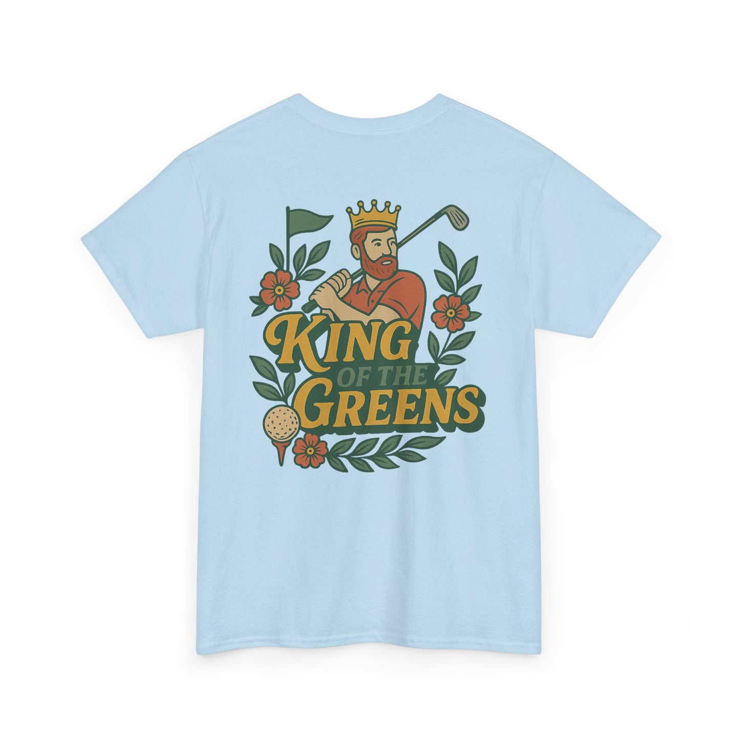 King of the Greens - Unisex Heavy Cotton Tee, Golf T-Shirt, Gift for Golfers, Golf Swagger