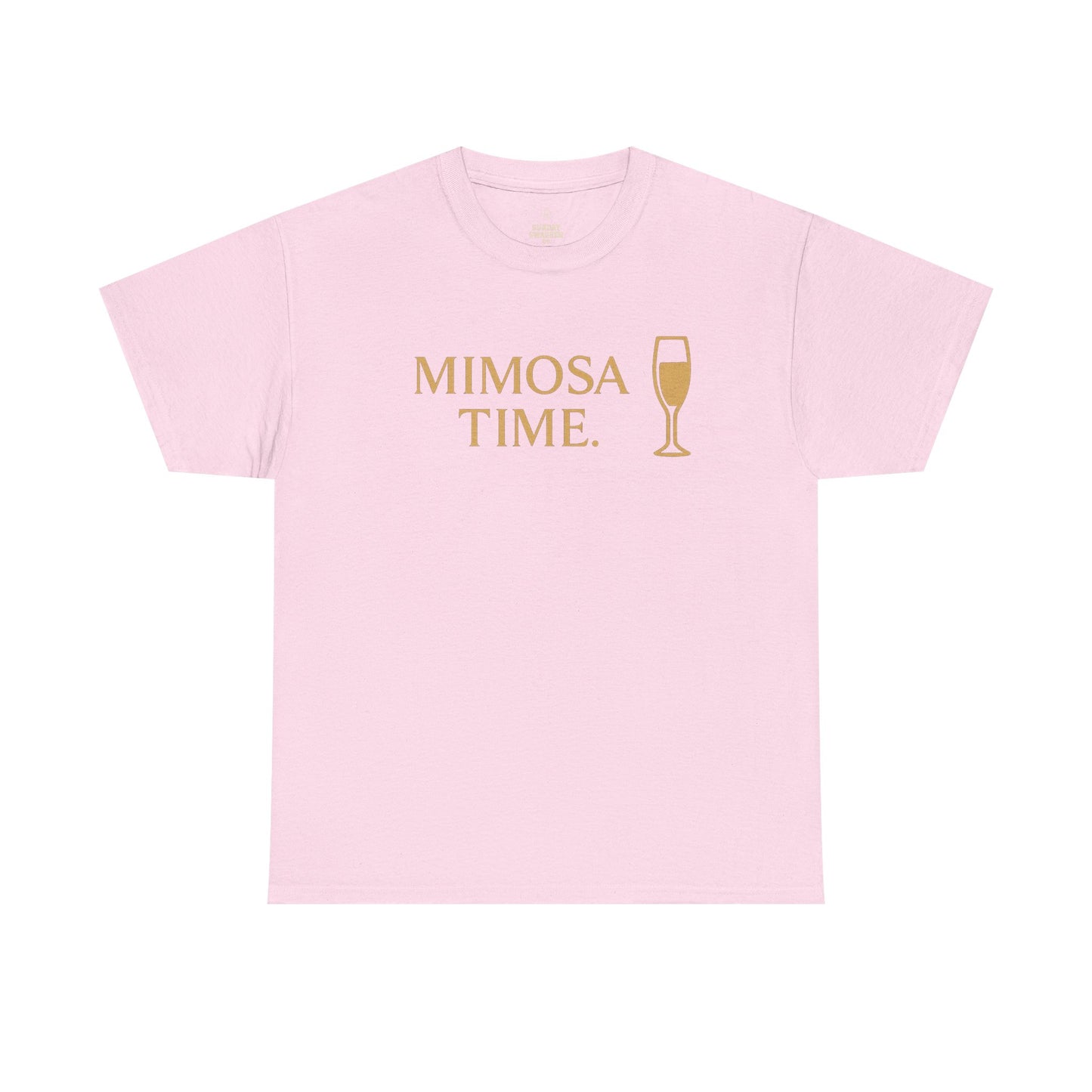 Mimosa Time - Unisex Heavy Cotton Tee | Shirt for Brunch, Gift for Her