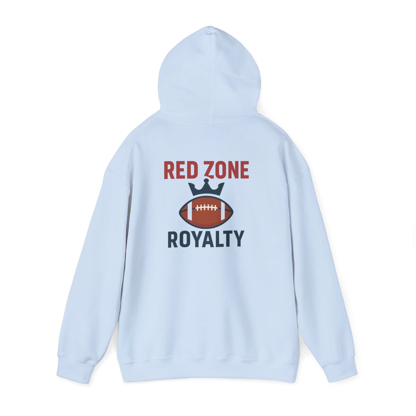 Red Zone Royalty - Football Themed Unisex Hoodie, Perfect for Game Days, Sports Lovers