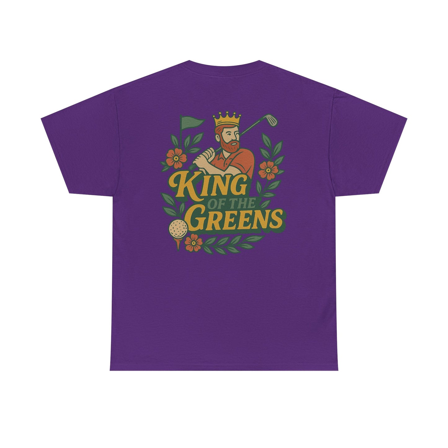 King of the Greens - Unisex Heavy Cotton Tee, Golf T-Shirt, Gift for Golfers, Golf Swagger