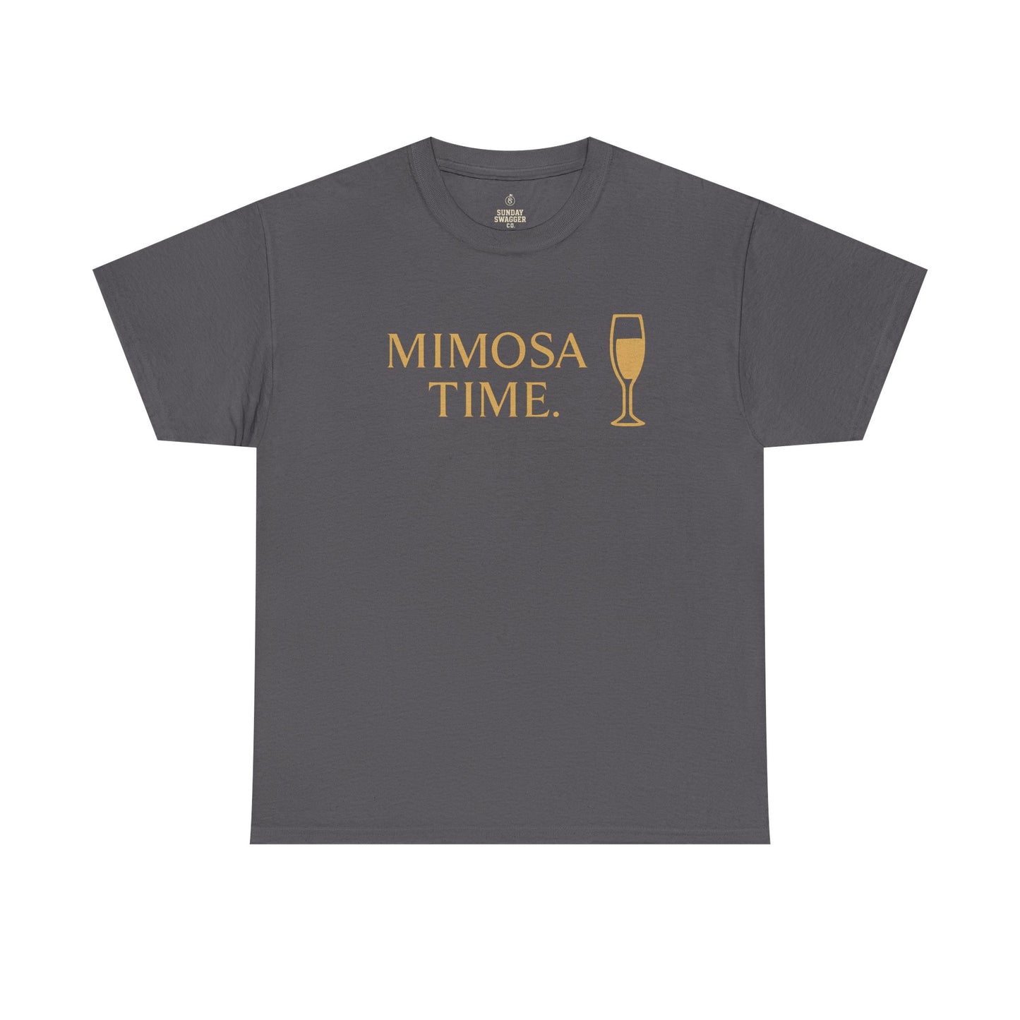 Mimosa Time - Unisex Heavy Cotton Tee | Shirt for Brunch, Gift for Her