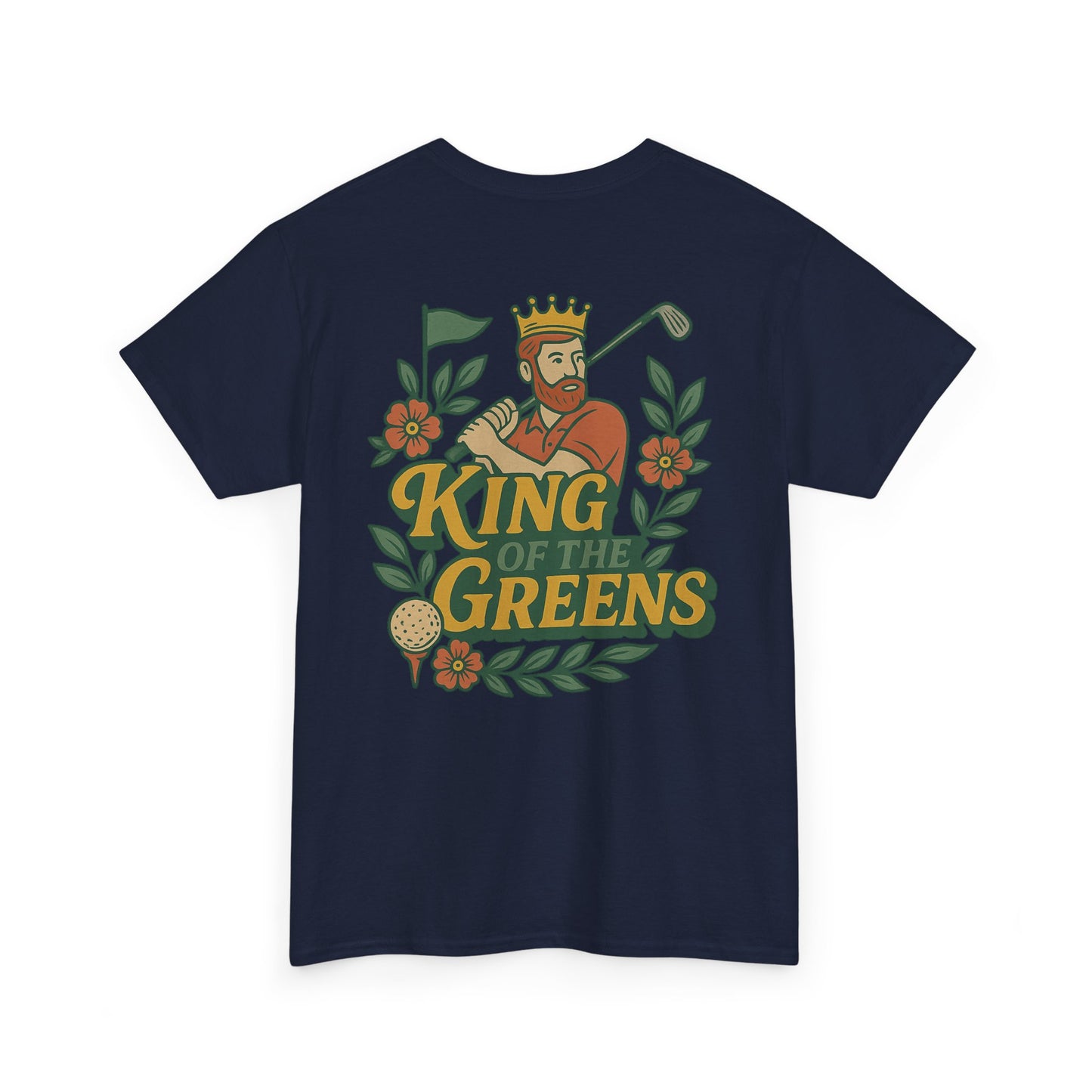 King of the Greens - Unisex Heavy Cotton Tee, Golf T-Shirt, Gift for Golfers, Golf Swagger