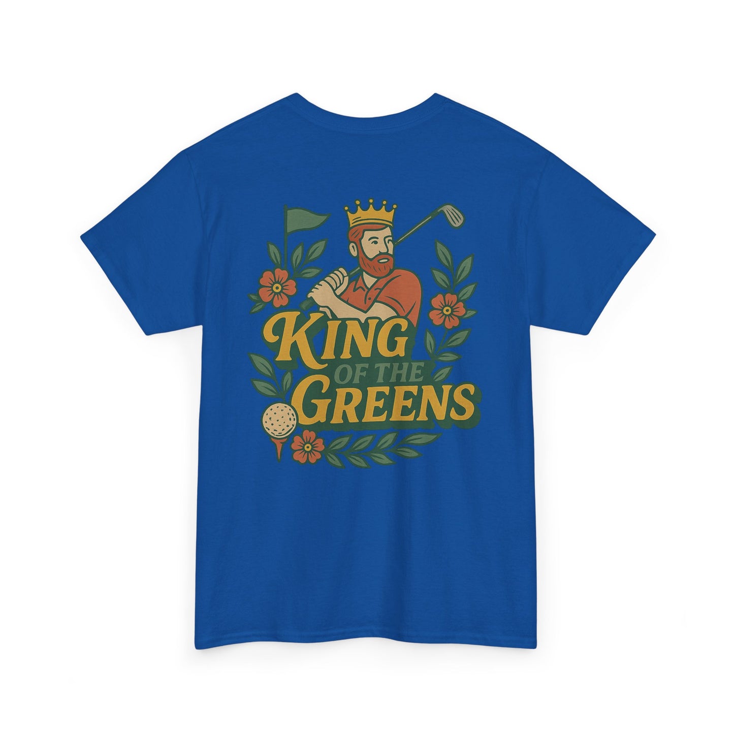 King of the Greens - Unisex Heavy Cotton Tee, Golf T-Shirt, Gift for Golfers, Golf Swagger