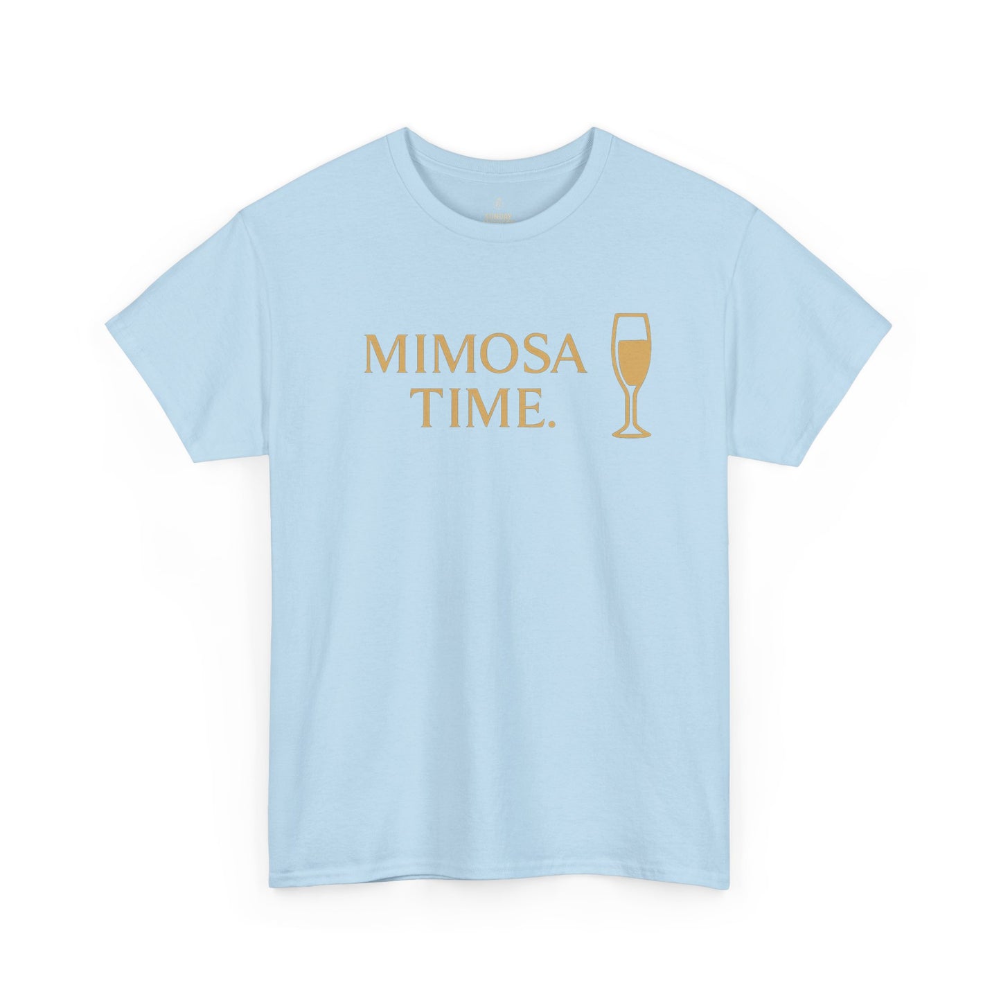 Mimosa Time - Unisex Heavy Cotton Tee | Shirt for Brunch, Gift for Her