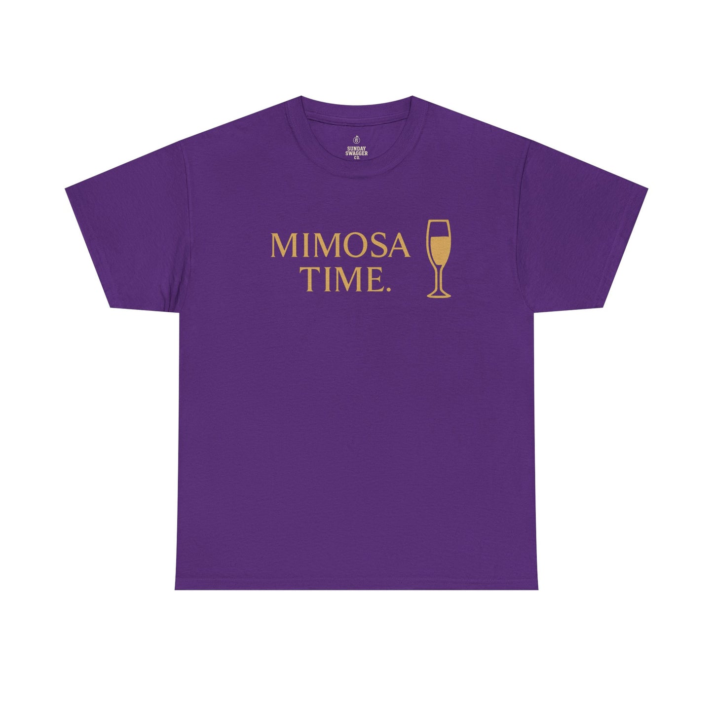 Mimosa Time - Unisex Heavy Cotton Tee | Shirt for Brunch, Gift for Her