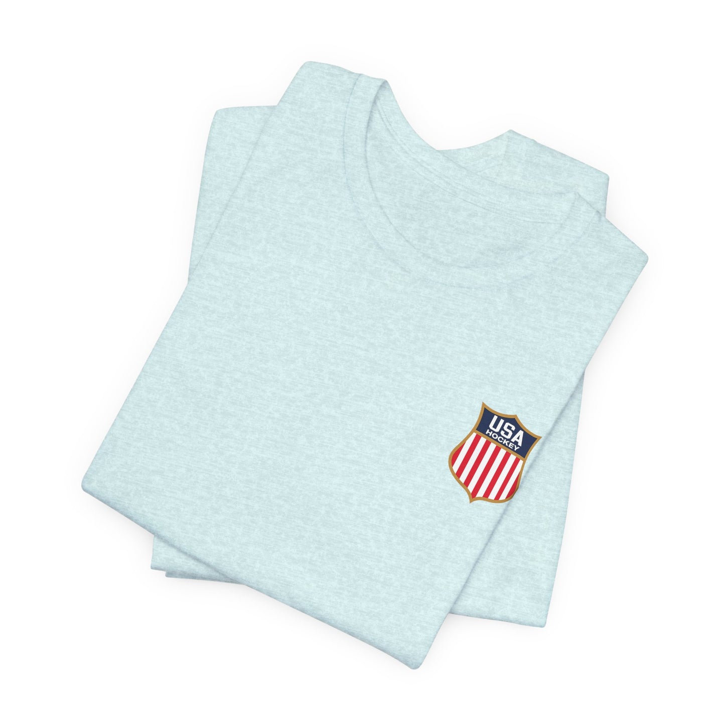 USA Champion Photo Tee — Patriotic Athlete Graphic T-Shirt