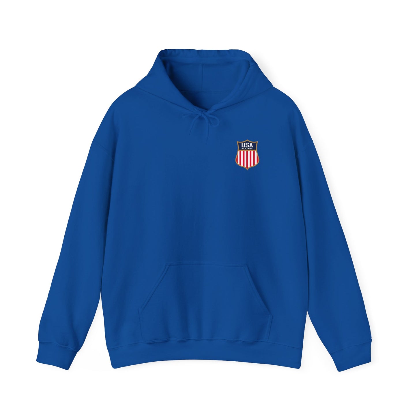 Hockey Goalie Hoodie – Vintage USA Shield & Save Graphic Sweatshirt