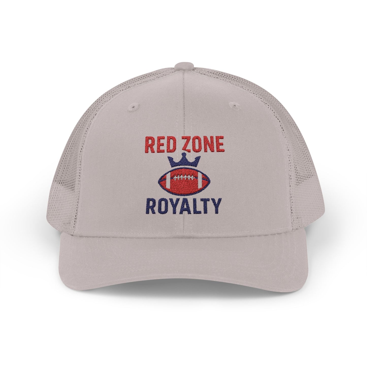 Red Zone Royalty Snapback Trucker Cap, Sports Hat, Football Fan Gear, Gift for Sports Lovers, Custom Embroidered Cap