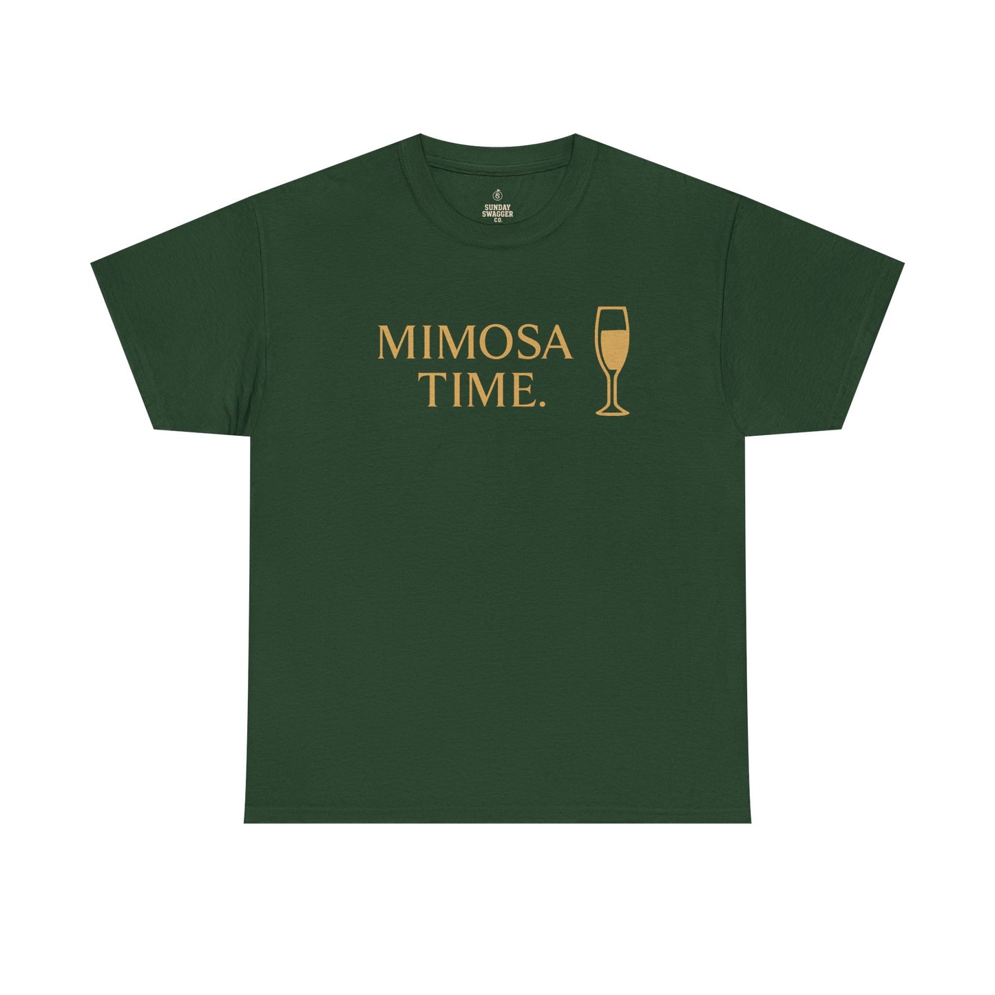 Mimosa Time - Unisex Heavy Cotton Tee | Shirt for Brunch, Gift for Her