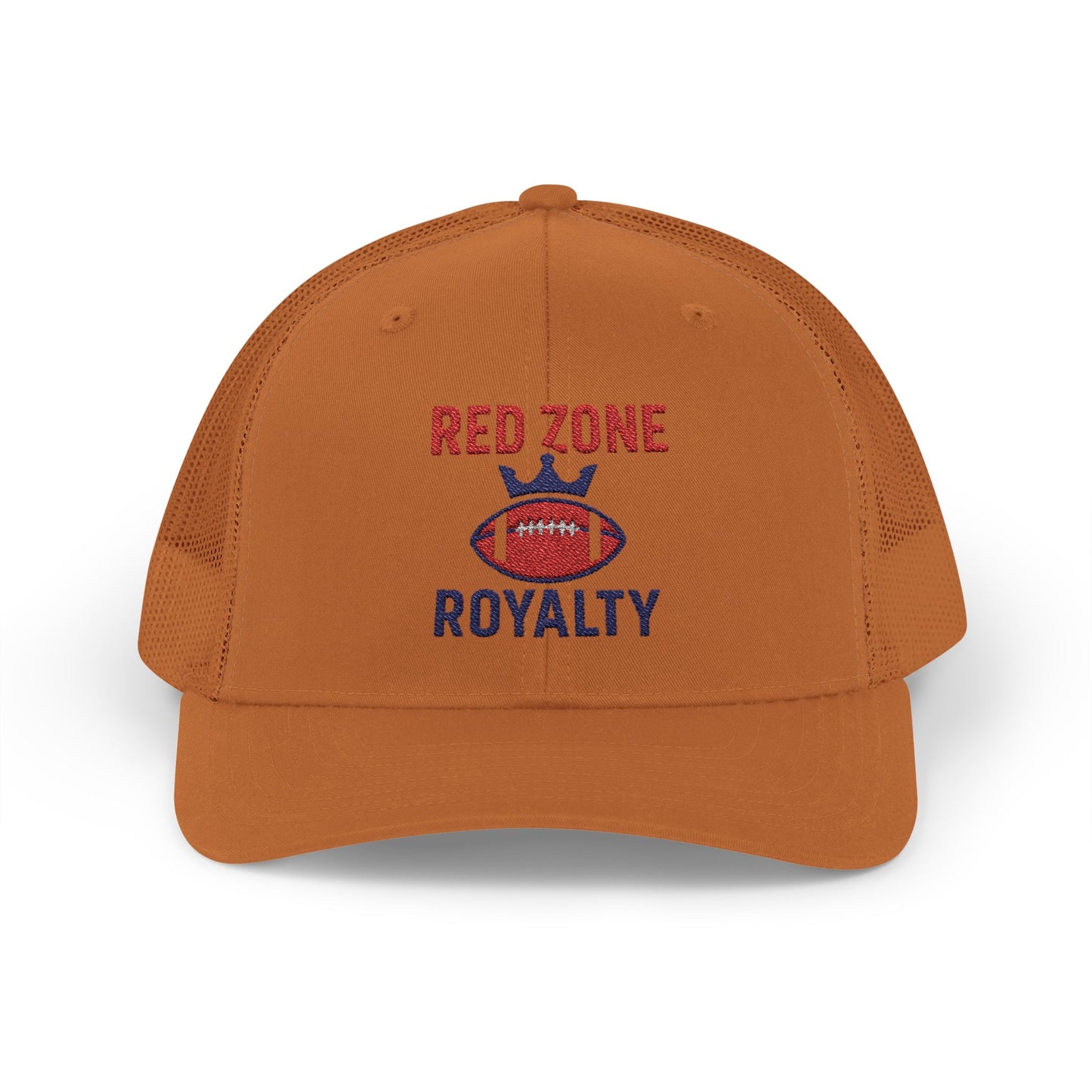 Red Zone Royalty Snapback Trucker Cap, Sports Hat, Football Fan Gear, Gift for Sports Lovers, Custom Embroidered Cap