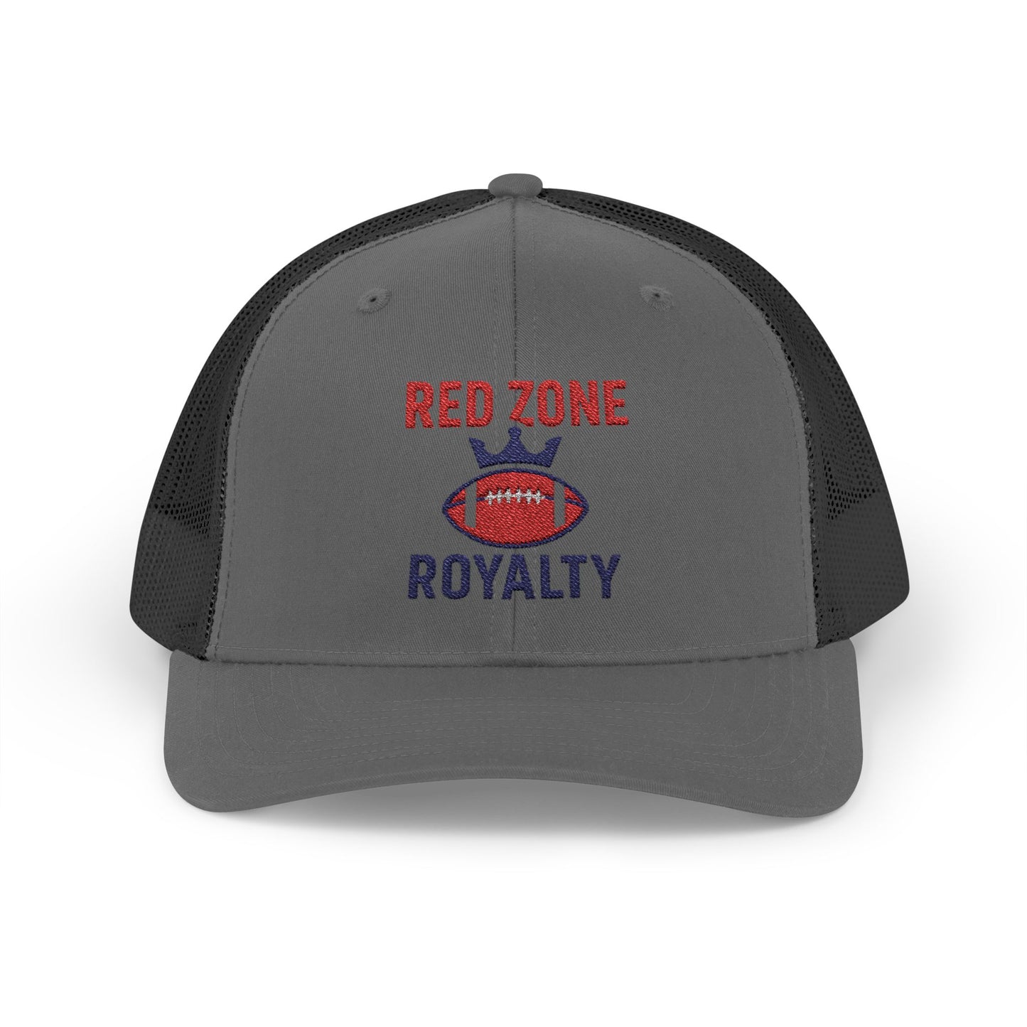 Red Zone Royalty Snapback Trucker Cap, Sports Hat, Football Fan Gear, Gift for Sports Lovers, Custom Embroidered Cap