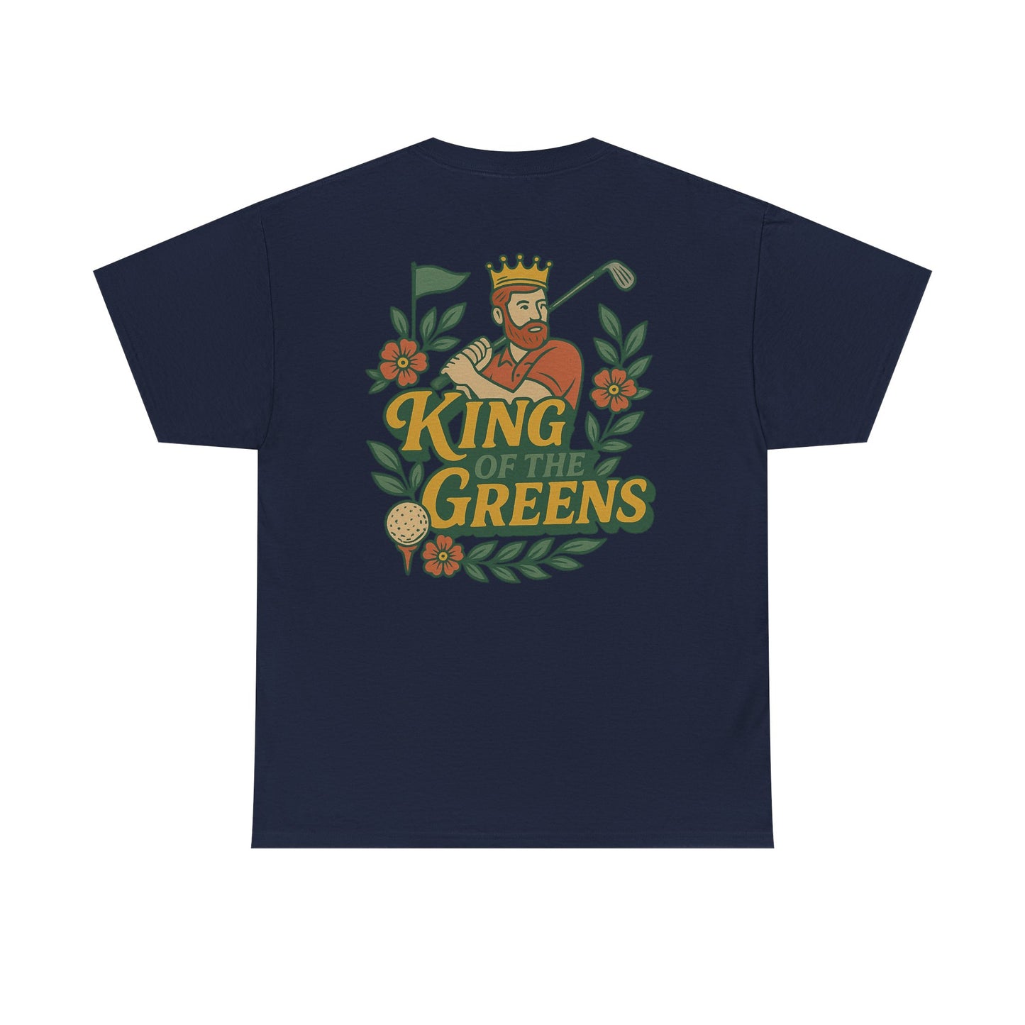 King of the Greens - Unisex Heavy Cotton Tee, Golf T-Shirt, Gift for Golfers, Golf Swagger