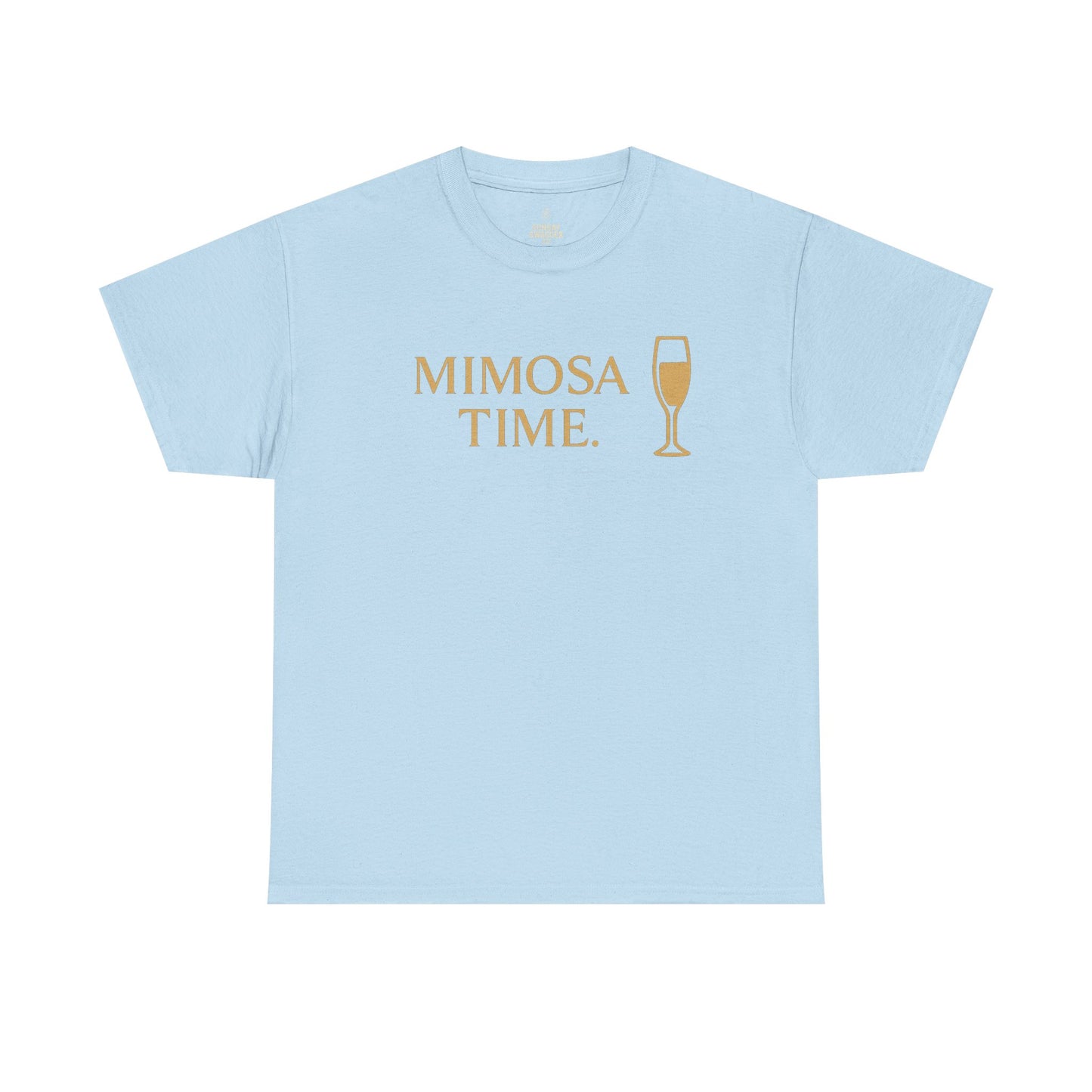 Mimosa Time - Unisex Heavy Cotton Tee | Shirt for Brunch, Gift for Her