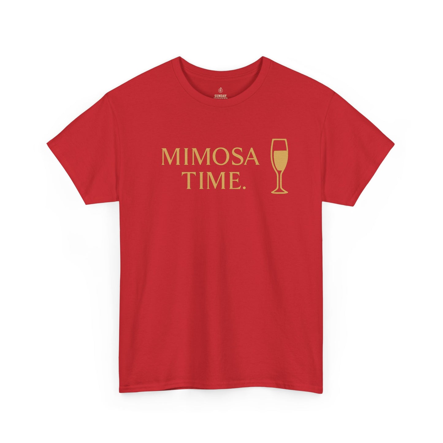 Mimosa Time - Unisex Heavy Cotton Tee | Shirt for Brunch, Gift for Her