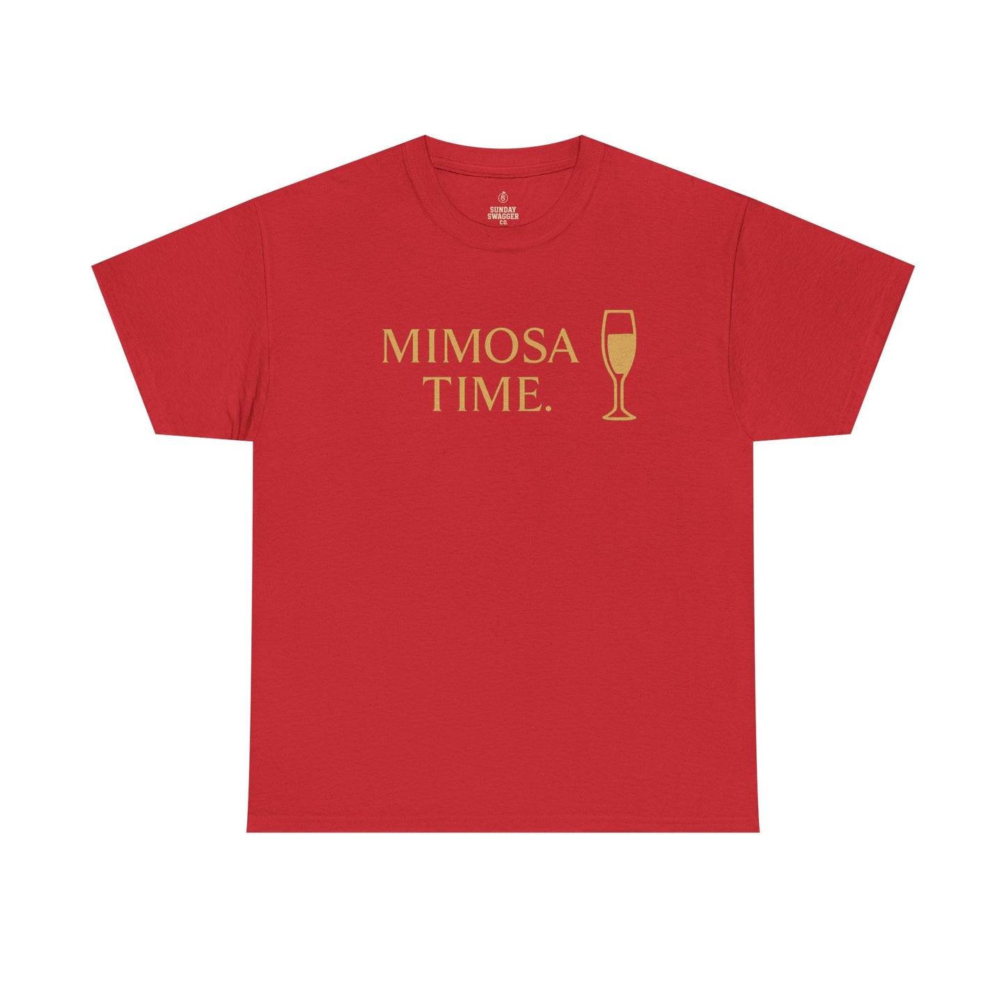 Mimosa Time - Unisex Heavy Cotton Tee | Shirt for Brunch, Gift for Her