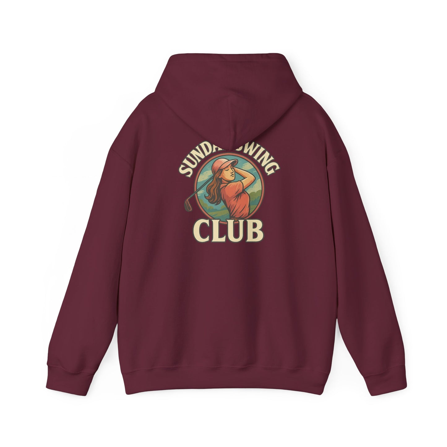 Sundays Swing Club- Unisex Hoodie-  Golf Hoodie, Gift for Golf Lovers