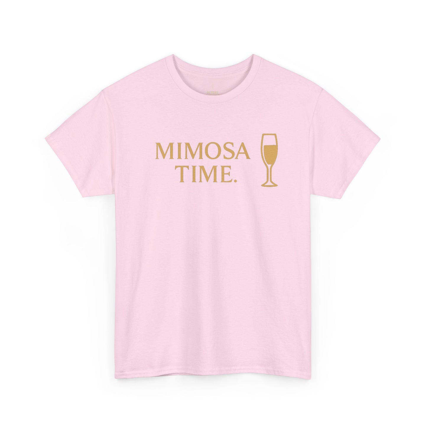 Mimosa Time - Unisex Heavy Cotton Tee | Shirt for Brunch, Gift for Her