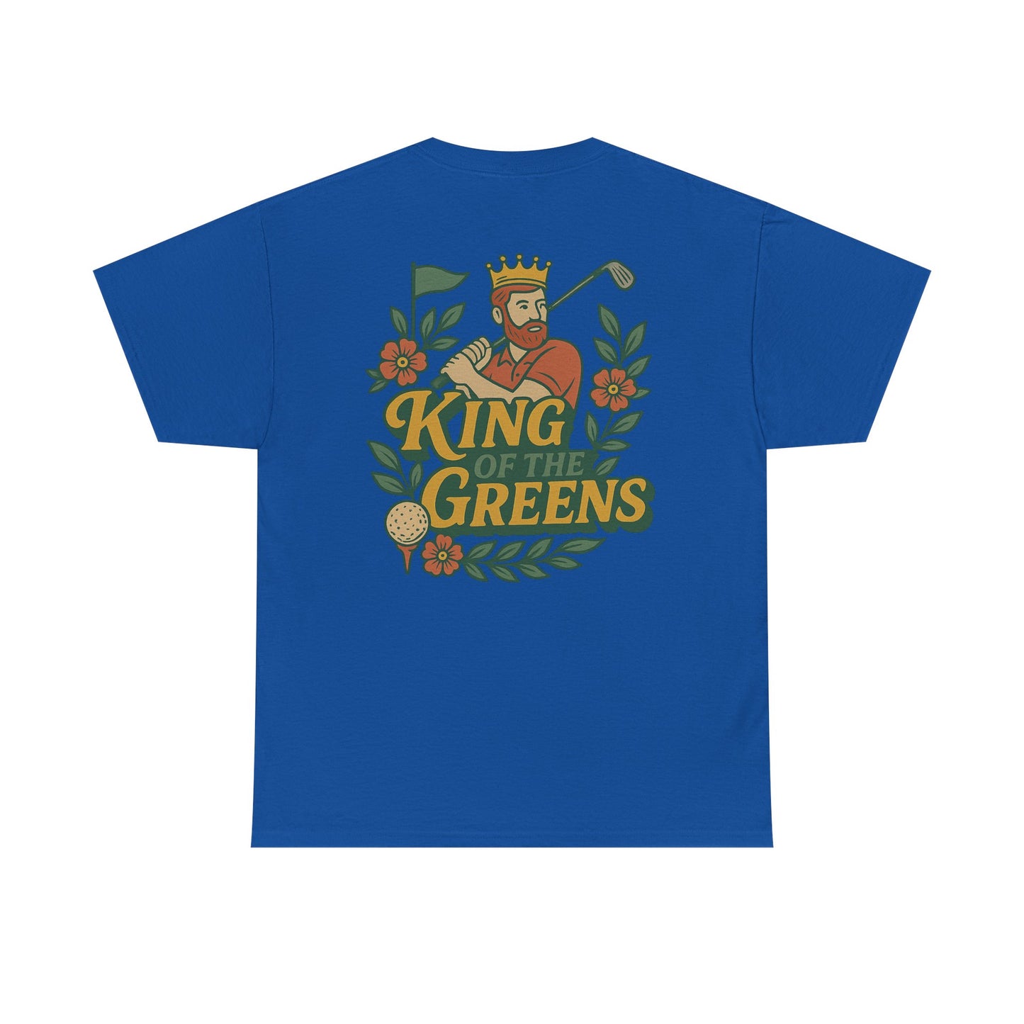 King of the Greens - Unisex Heavy Cotton Tee, Golf T-Shirt, Gift for Golfers, Golf Swagger