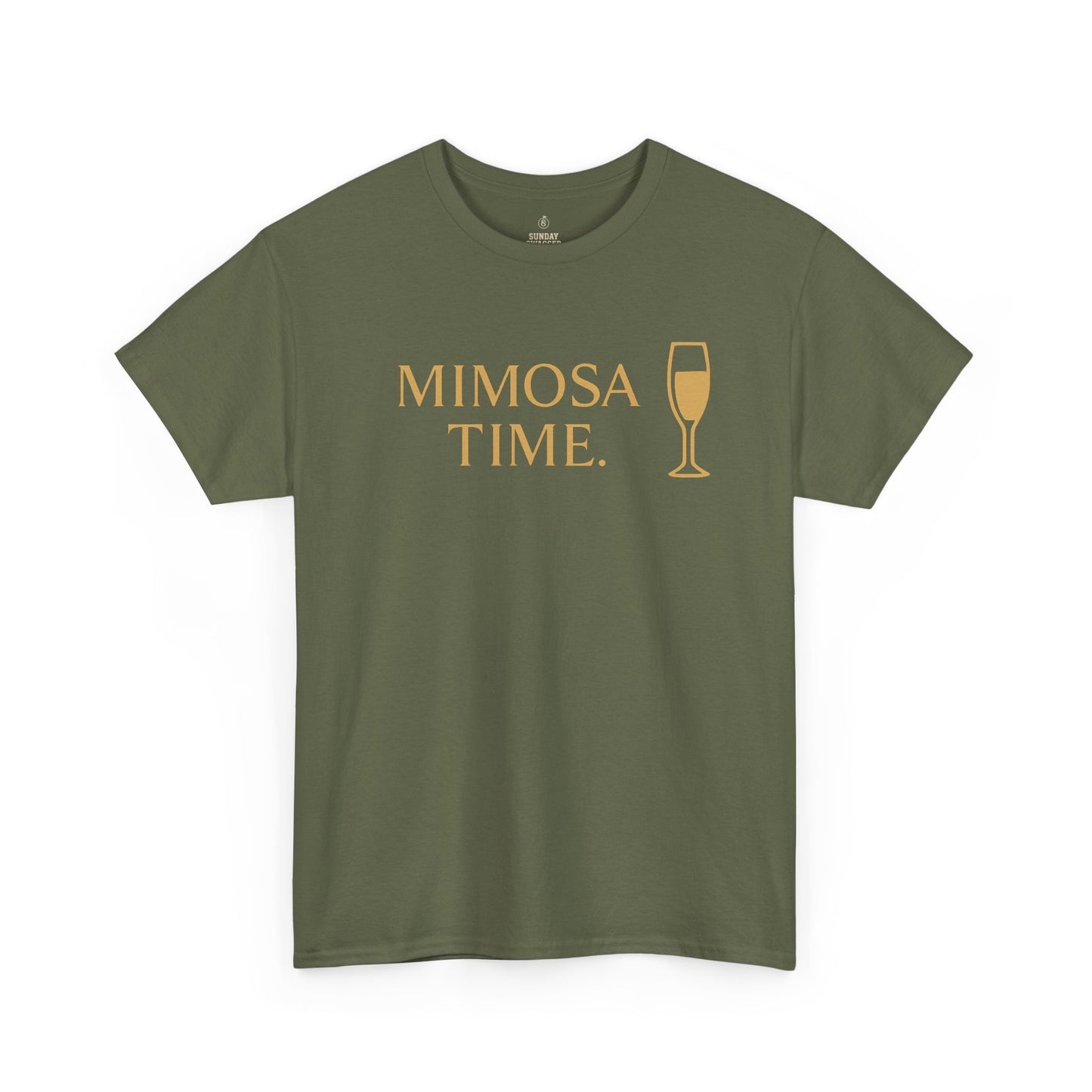 Mimosa Time - Unisex Heavy Cotton Tee | Shirt for Brunch, Gift for Her