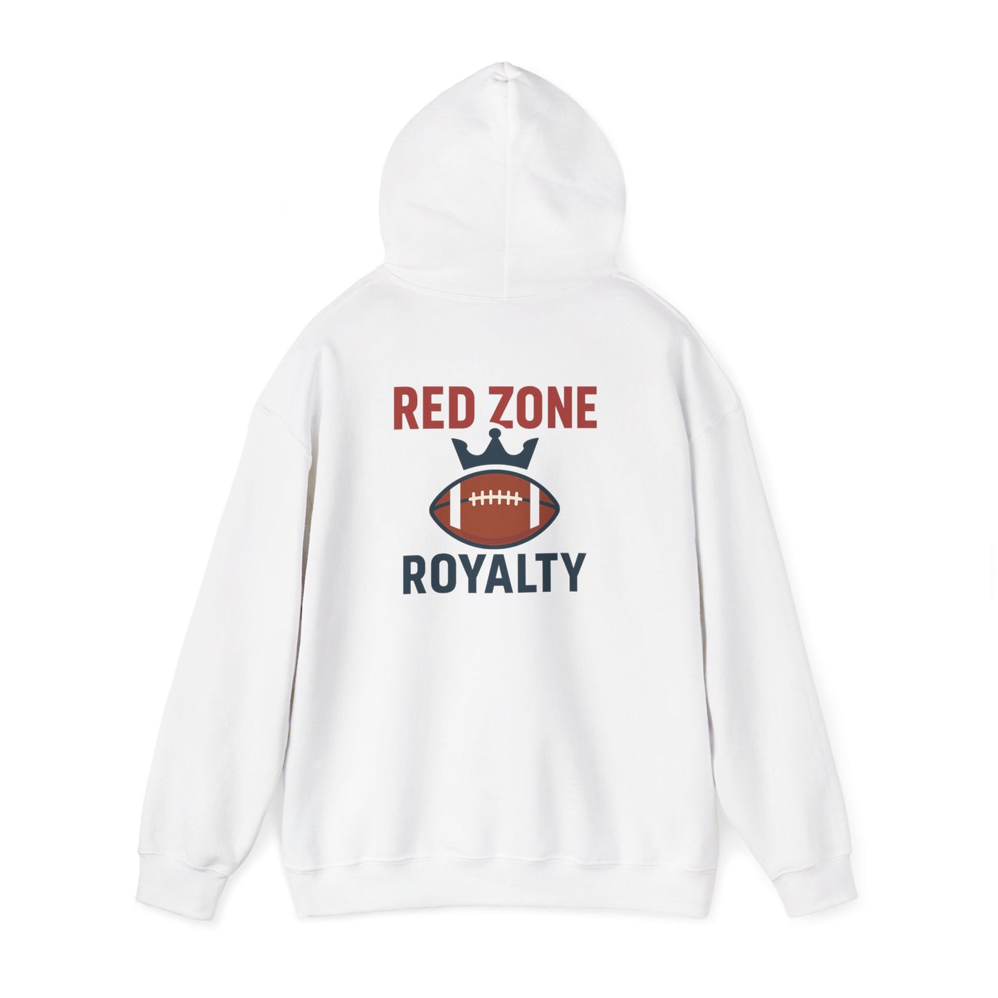 Red Zone Royalty - Football Themed Unisex Hoodie, Perfect for Game Days, Sports Lovers
