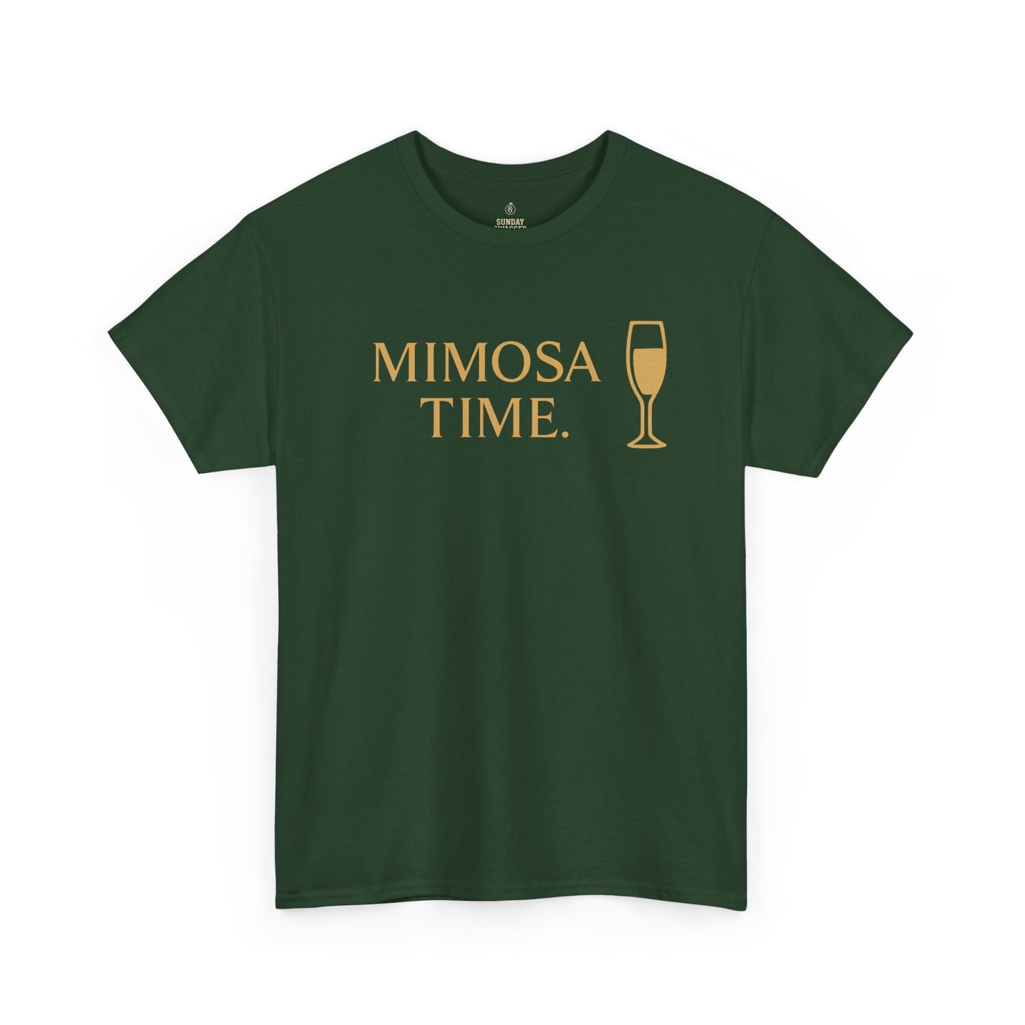 Mimosa Time - Unisex Heavy Cotton Tee | Shirt for Brunch, Gift for Her