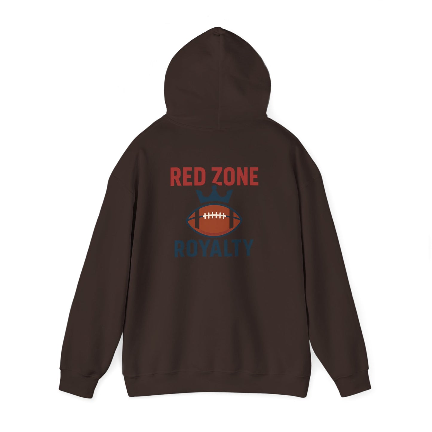 Red Zone Royalty - Football Themed Unisex Hoodie, Perfect for Game Days, Sports Lovers