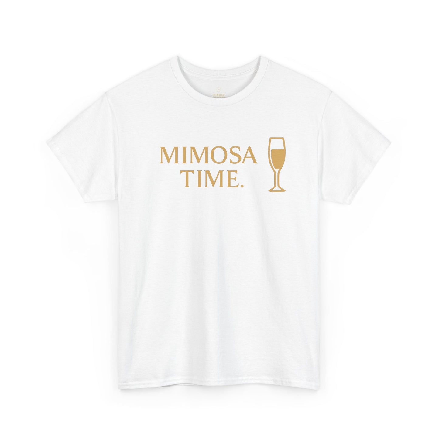 Mimosa Time - Unisex Heavy Cotton Tee | Shirt for Brunch, Gift for Her