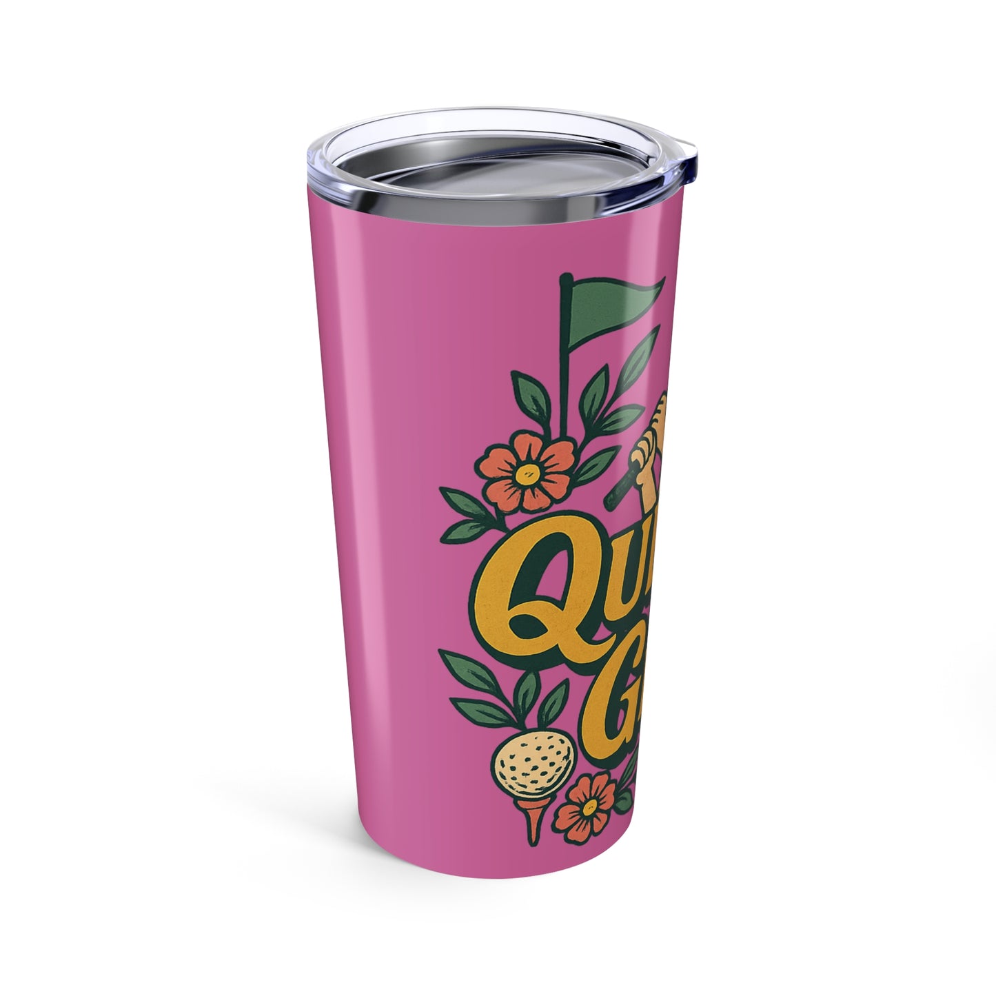Queen of the Green Tumbler 20oz - Golf Gifts, Personalized Drinkware, Gift for Her
