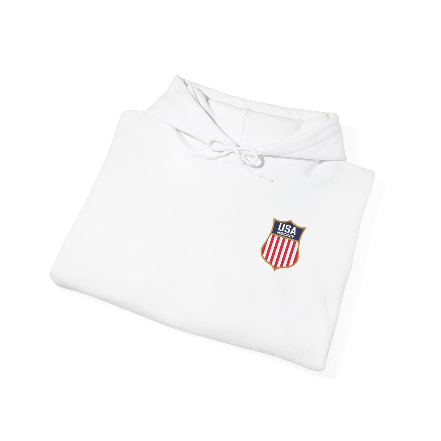 Hockey Goalie Hoodie – Vintage USA Shield & Save Graphic Sweatshirt