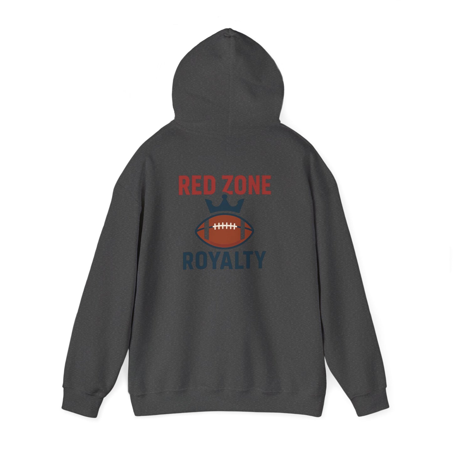 Red Zone Royalty - Football Themed Unisex Hoodie, Perfect for Game Days, Sports Lovers