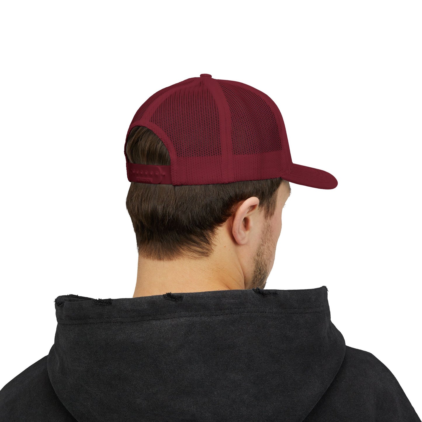 Red Zone Royalty Snapback Trucker Cap, Sports Hat, Football Fan Gear, Gift for Sports Lovers, Custom Embroidered Cap