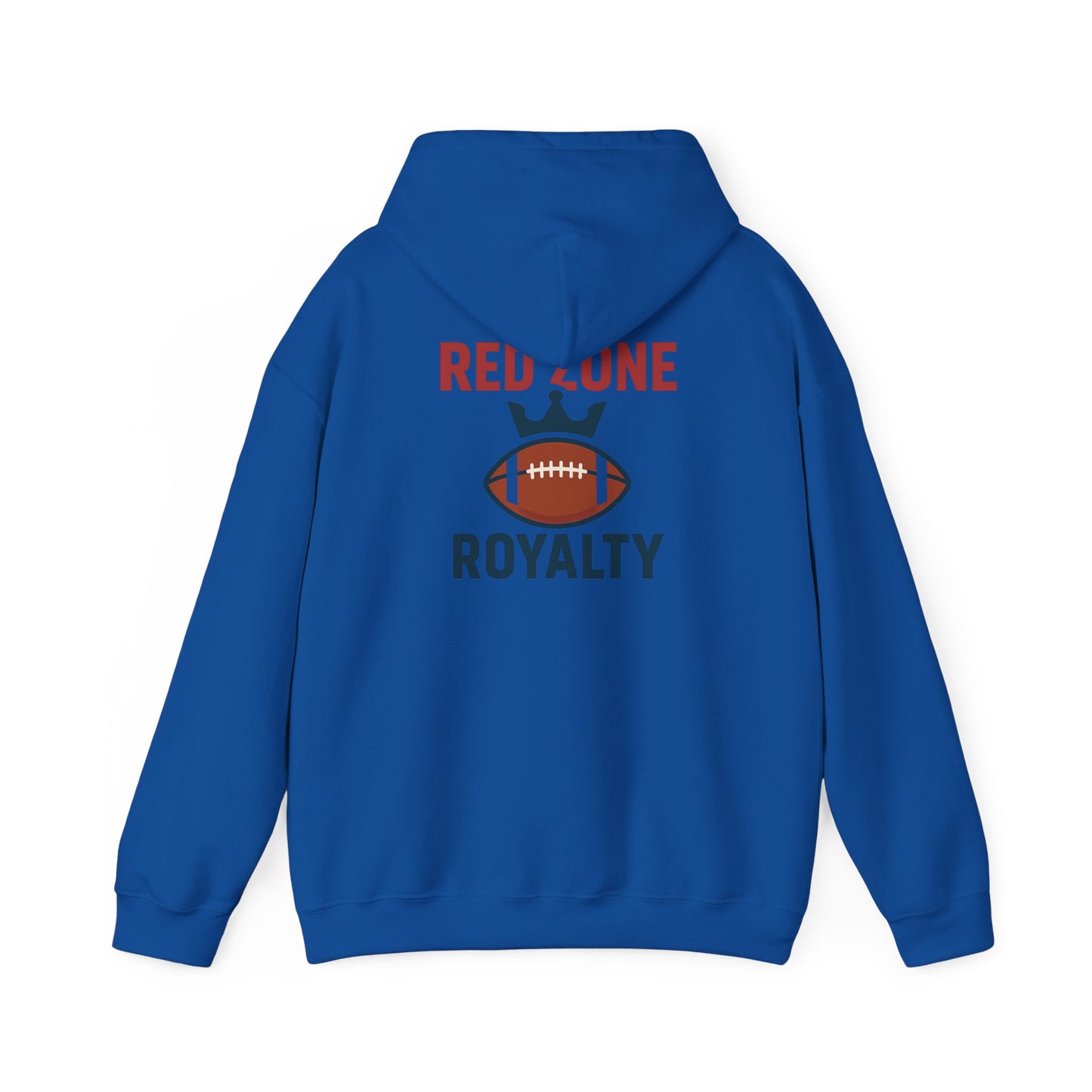 Red Zone Royalty - Football Themed Unisex Hoodie, Perfect for Game Days, Sports Lovers