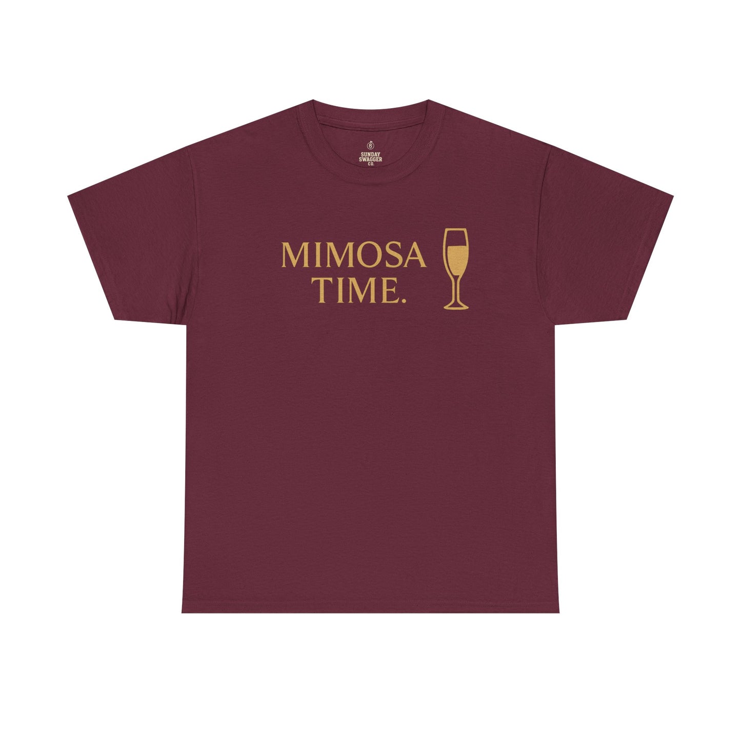 Mimosa Time - Unisex Heavy Cotton Tee | Shirt for Brunch, Gift for Her
