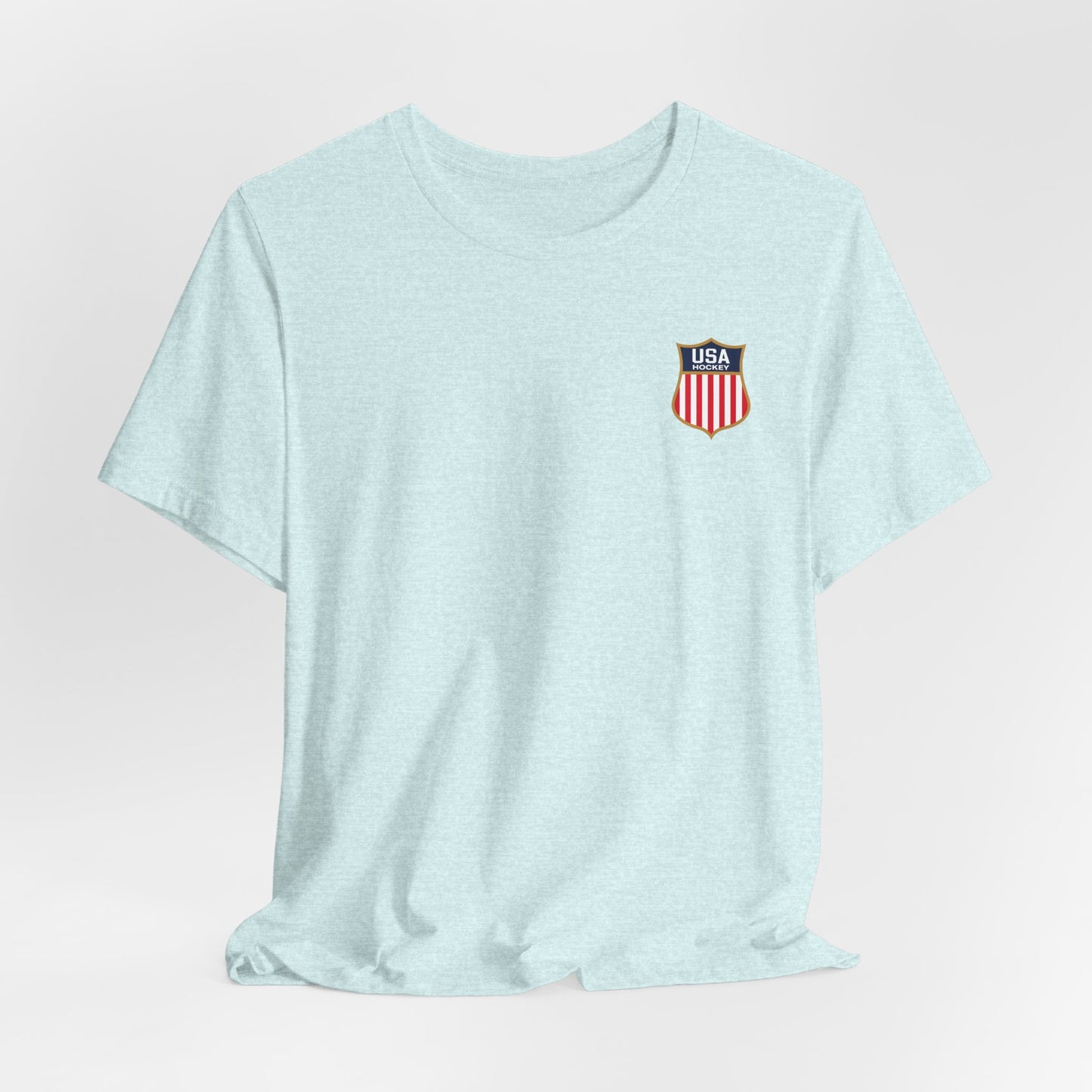 USA Champion Photo Tee — Patriotic Athlete Graphic T-Shirt