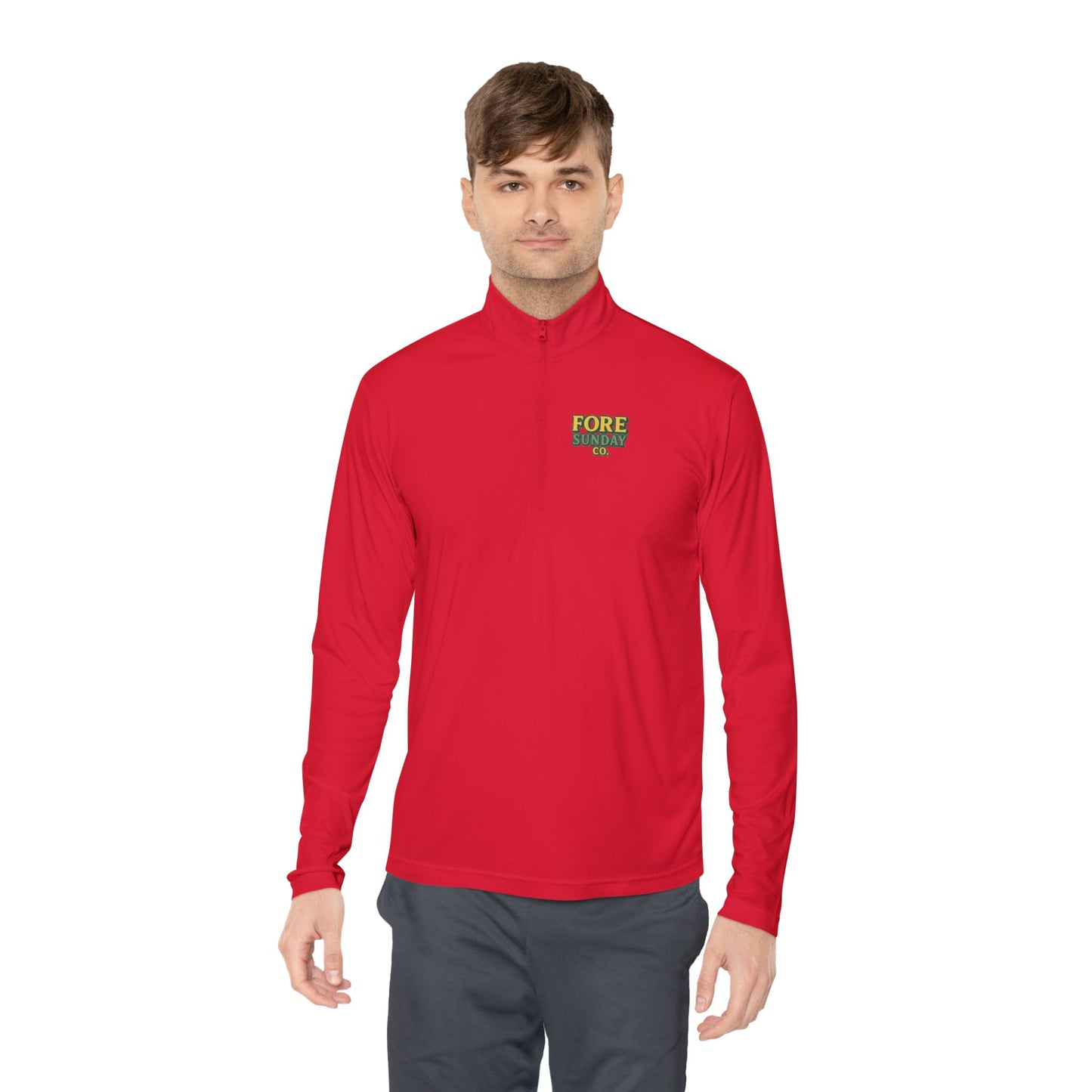 Queen of the Greens - Unisex Quarter-Zip Pullover - Stylish Golf Apparel, Sports Sweater, Gift for Golf Lovers