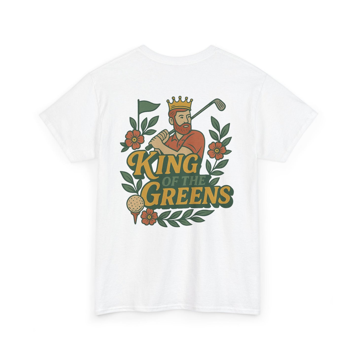 King of the Greens - Unisex Heavy Cotton Tee, Golf T-Shirt, Gift for Golfers, Golf Swagger